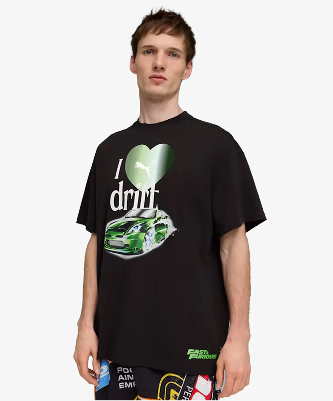 PUMA | x FAST & FURIOUS RELAXED BASKETBALL TEE { PUMA BLACK