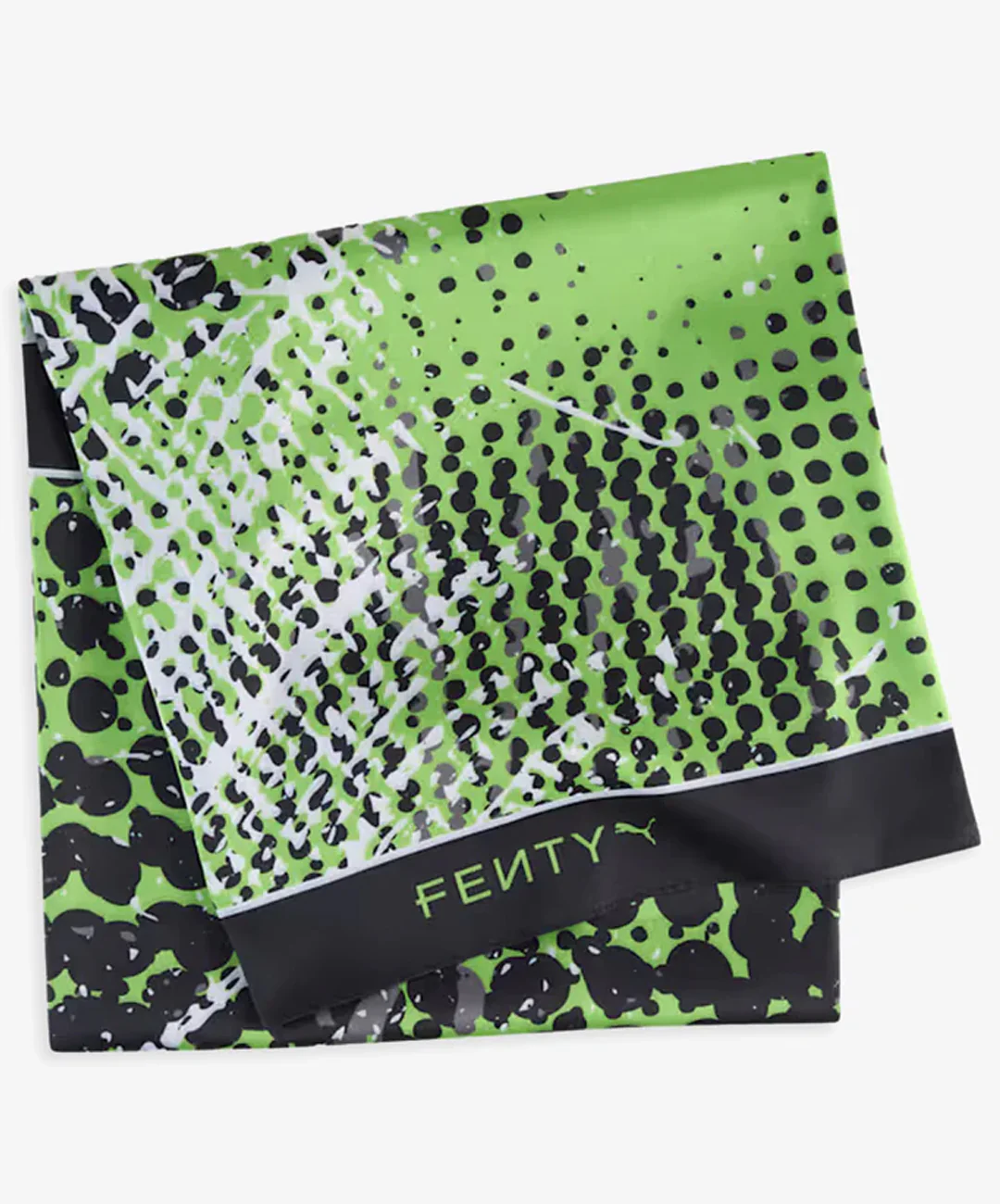 PUMA | x FENTY SCARF { ELEKTRO GREEN-PUMA BLACK - Image 4