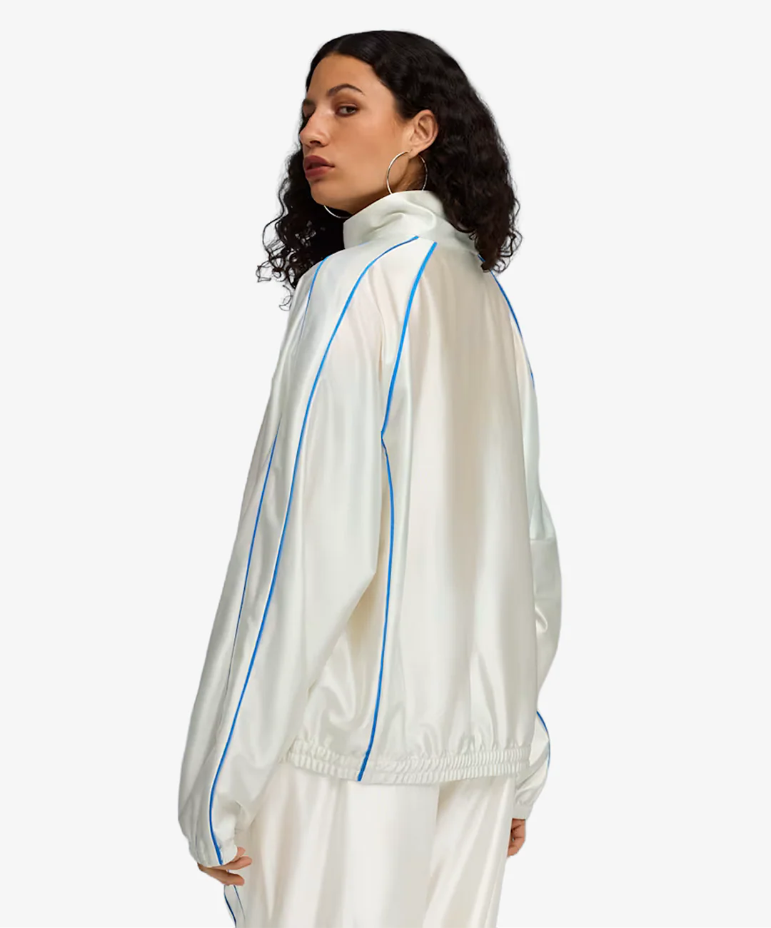 PUMA | x FENTY T7 TRACK JACKET { WARM WHITE - Image 2