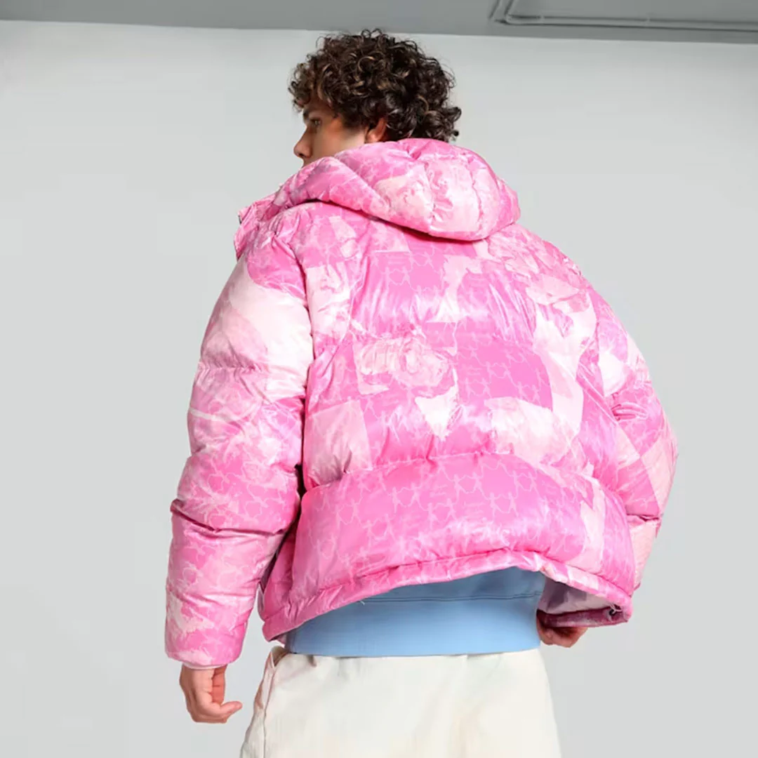 PUMA | X KIDSUPER ALL OVER PRINT PUFFER { PEARL PINK - Image 3
