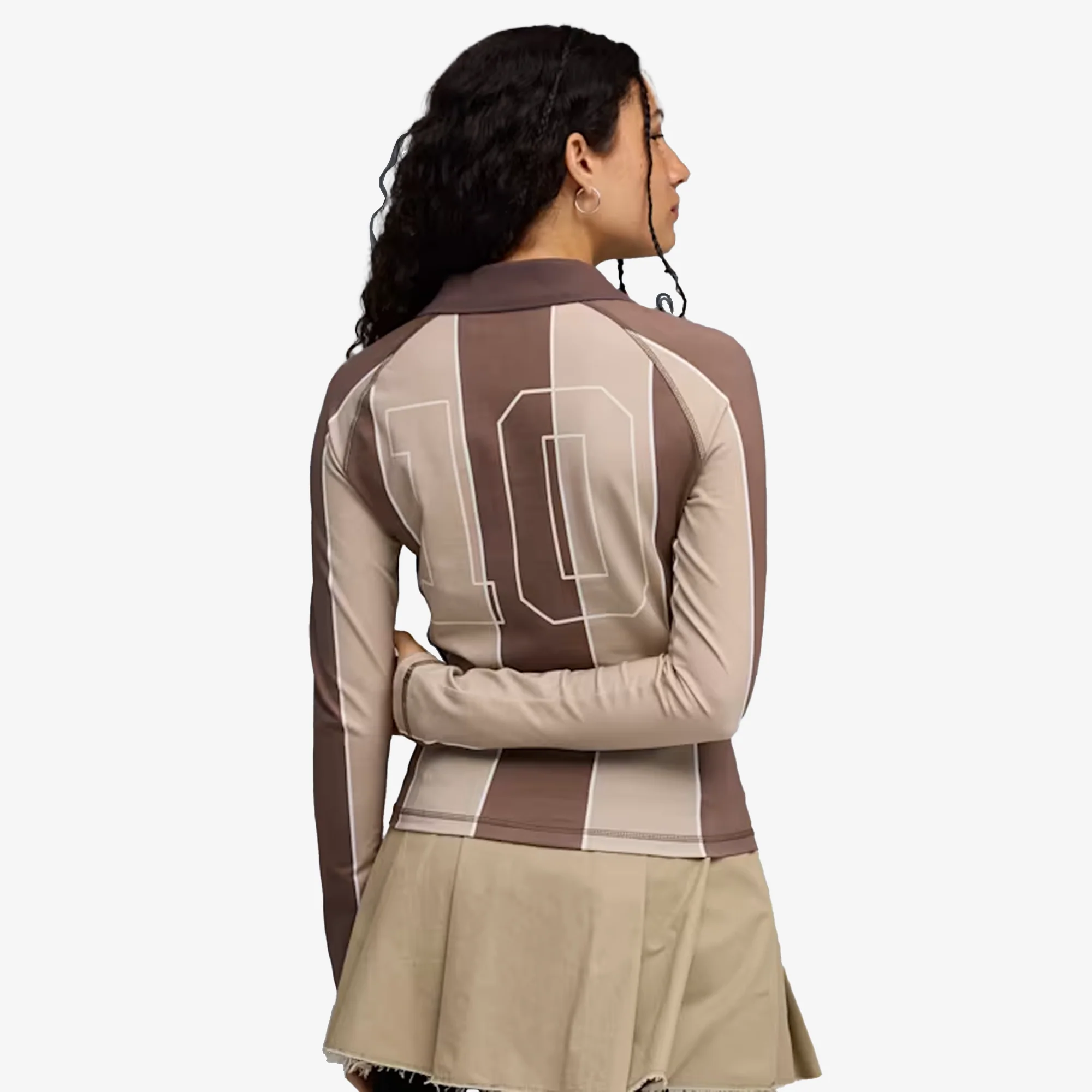 PUMA | x KIDSUPER LONG SLEEVE JERSEY { FLAT BRONZE-AOP - Image 2