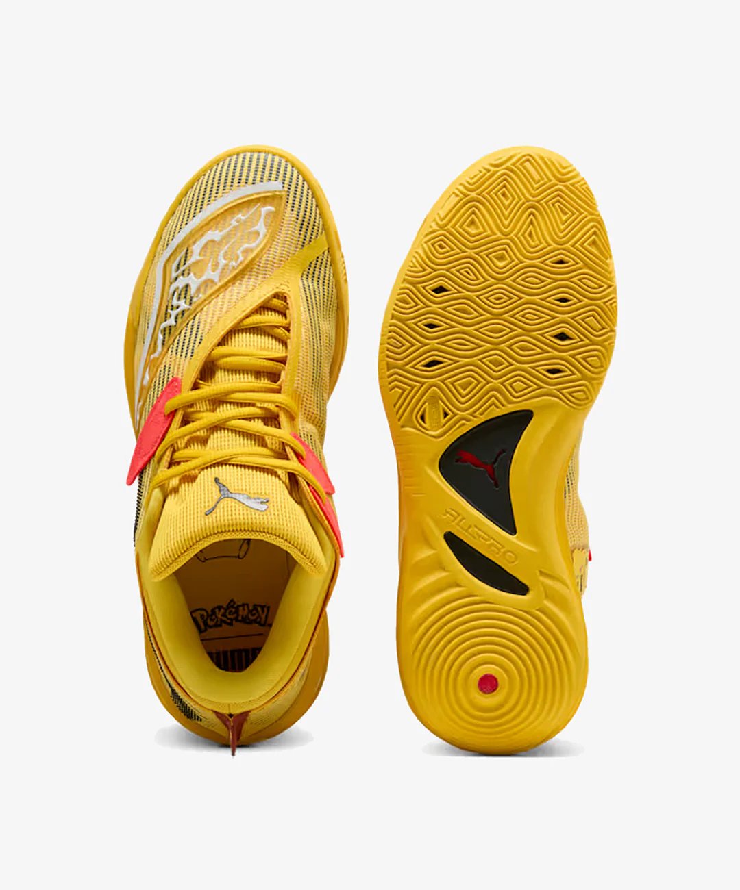 PUMA | X POKÉMON ALL-PRO NITRO™ 2 PIKACHU { SUN RAY YELLOW/RED GLAMOUR - Image 3