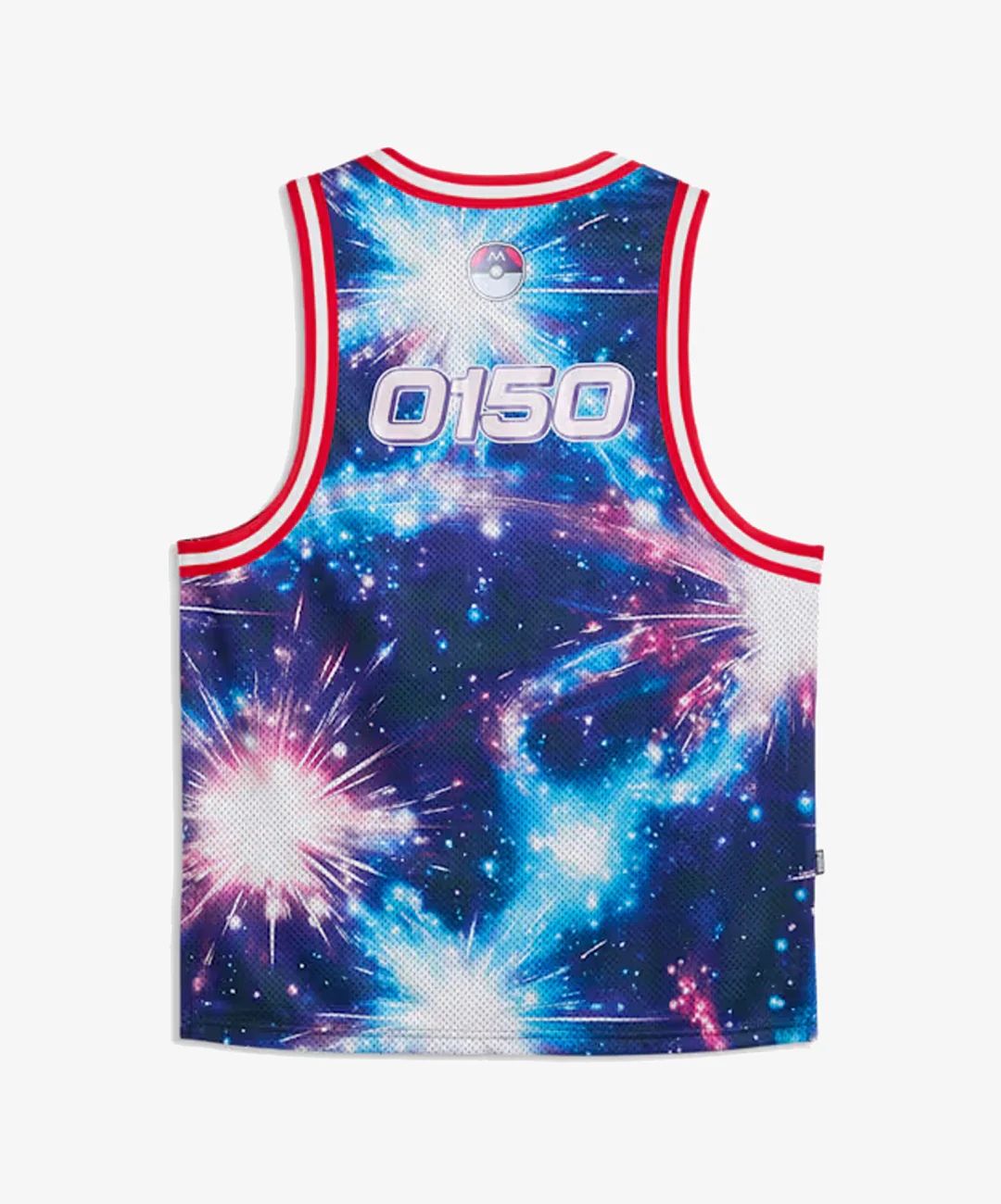 PUMA | X POKEMON GRAPHIC SLEEVELESS BASKETBALL JERSEY { PUMA BLACK-AOP - Image 4