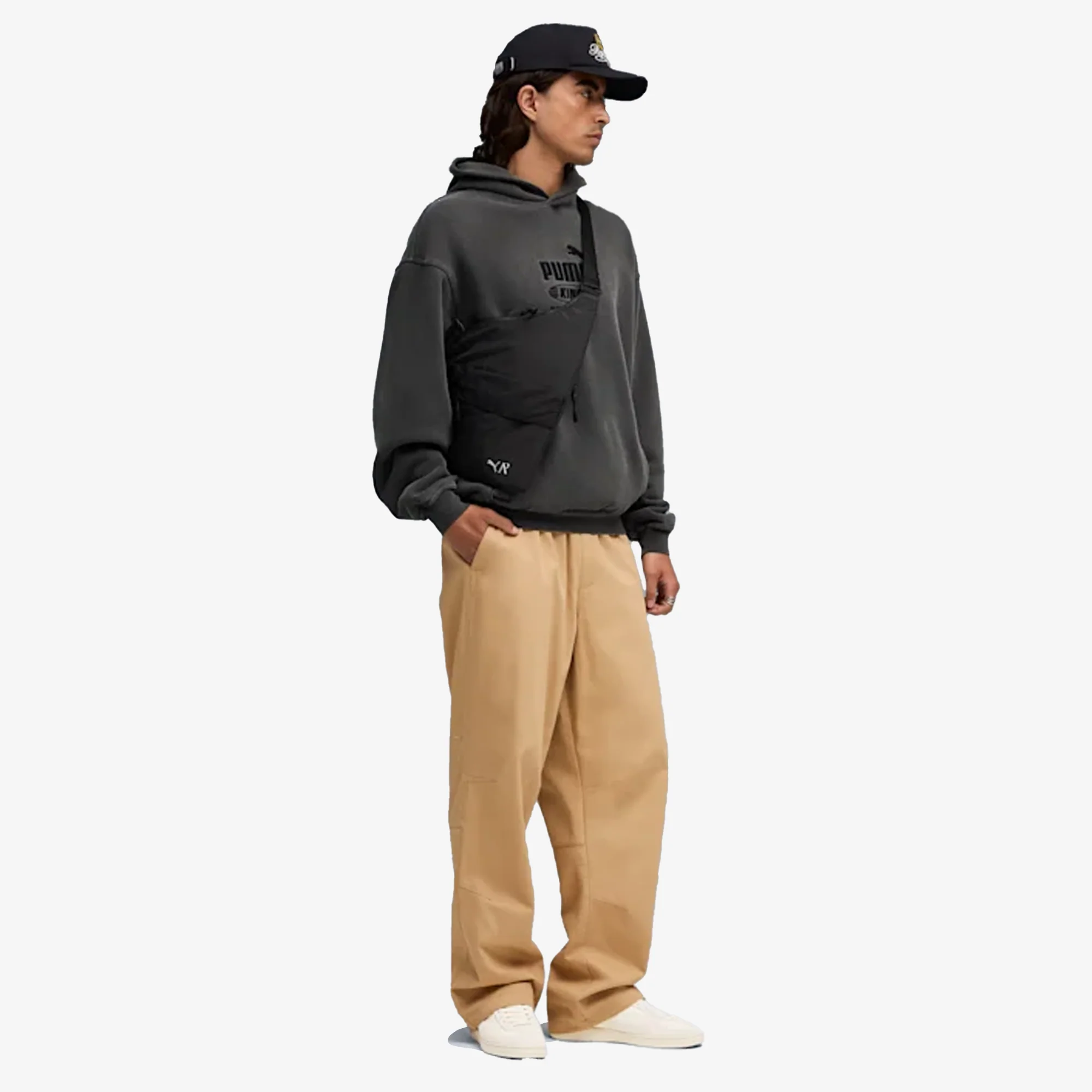 PUMA | x REPRESENT RELAXED WOVEN PANTS { SAND DUNE - Image 6