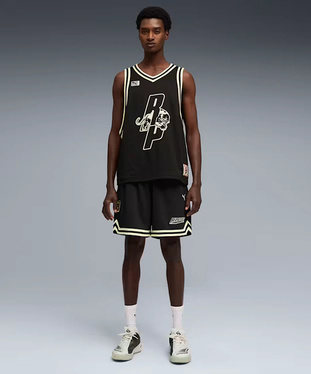 PUMA | x REPRESENT SLEEVELESS JERSEY { BLACK - Image 5