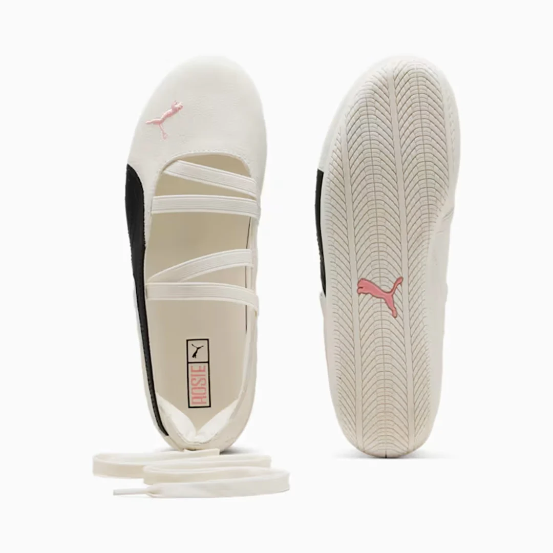 PUMA | x ROSÉ SPEEDCAT BALLET { WARM WHITE-BLACK-FROSTY PINK - Image 7