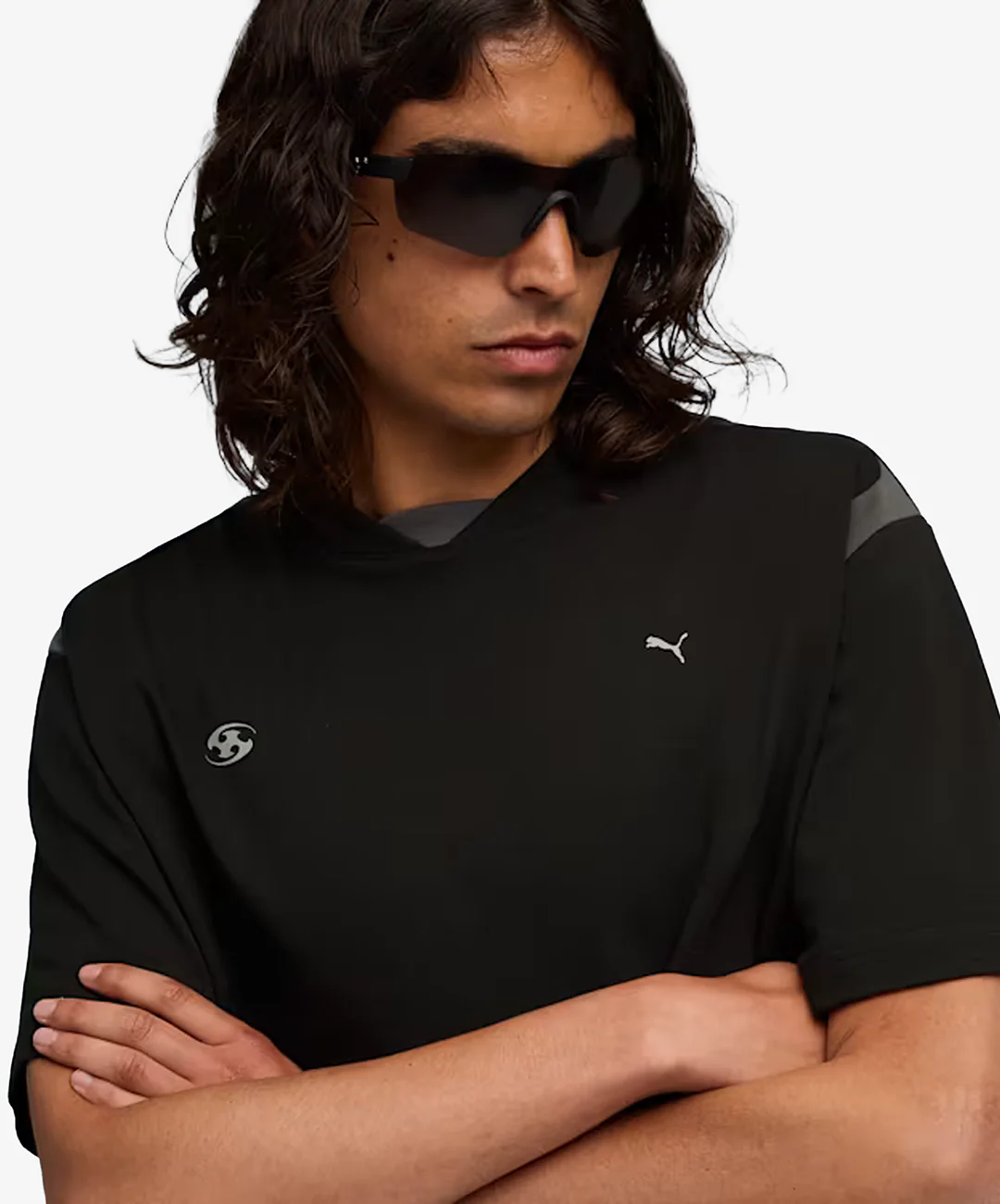 PUMA | x SAN SAN GEAR RELAXED COTTON TEE { BLACK - Image 3