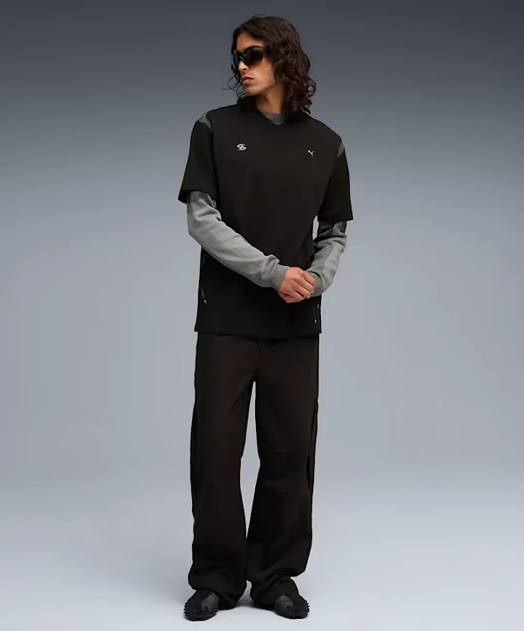 PUMA | x SAN SAN GEAR RELAXED COTTON TEE { BLACK - Image 7