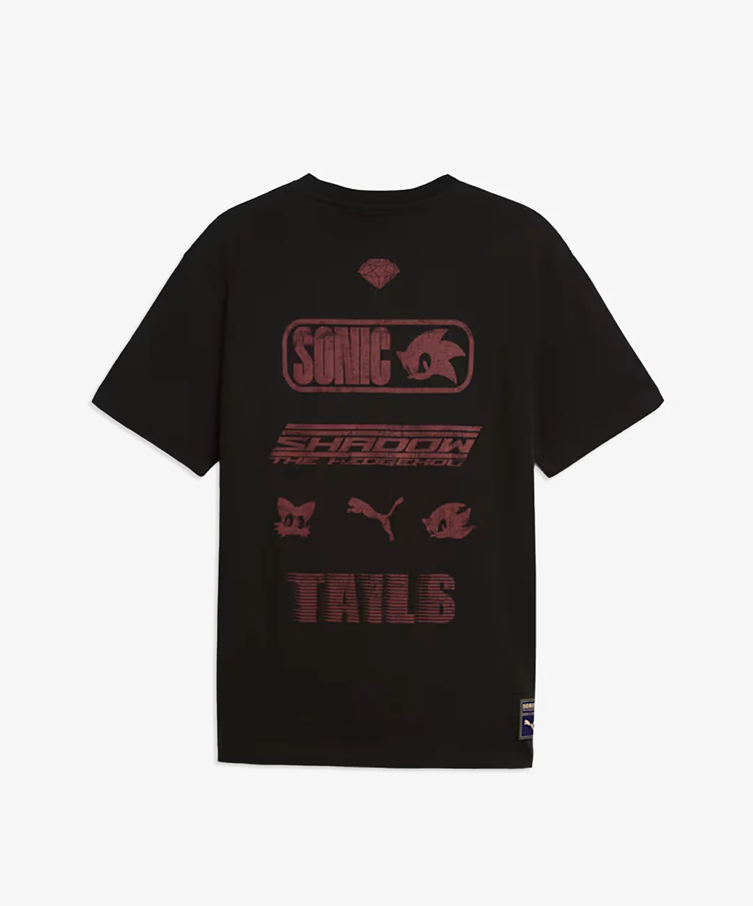 PUMA | x SONIC GRAPHIC TEE { PUMA BLACK - Image 4