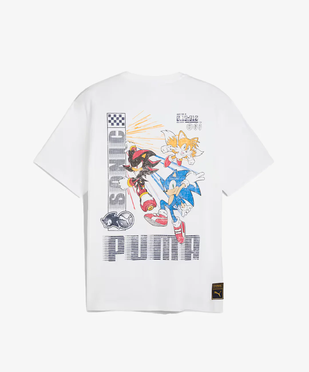 PUMA | x SONIC GRAPHIC TEE { PUMA WHITE - Image 4