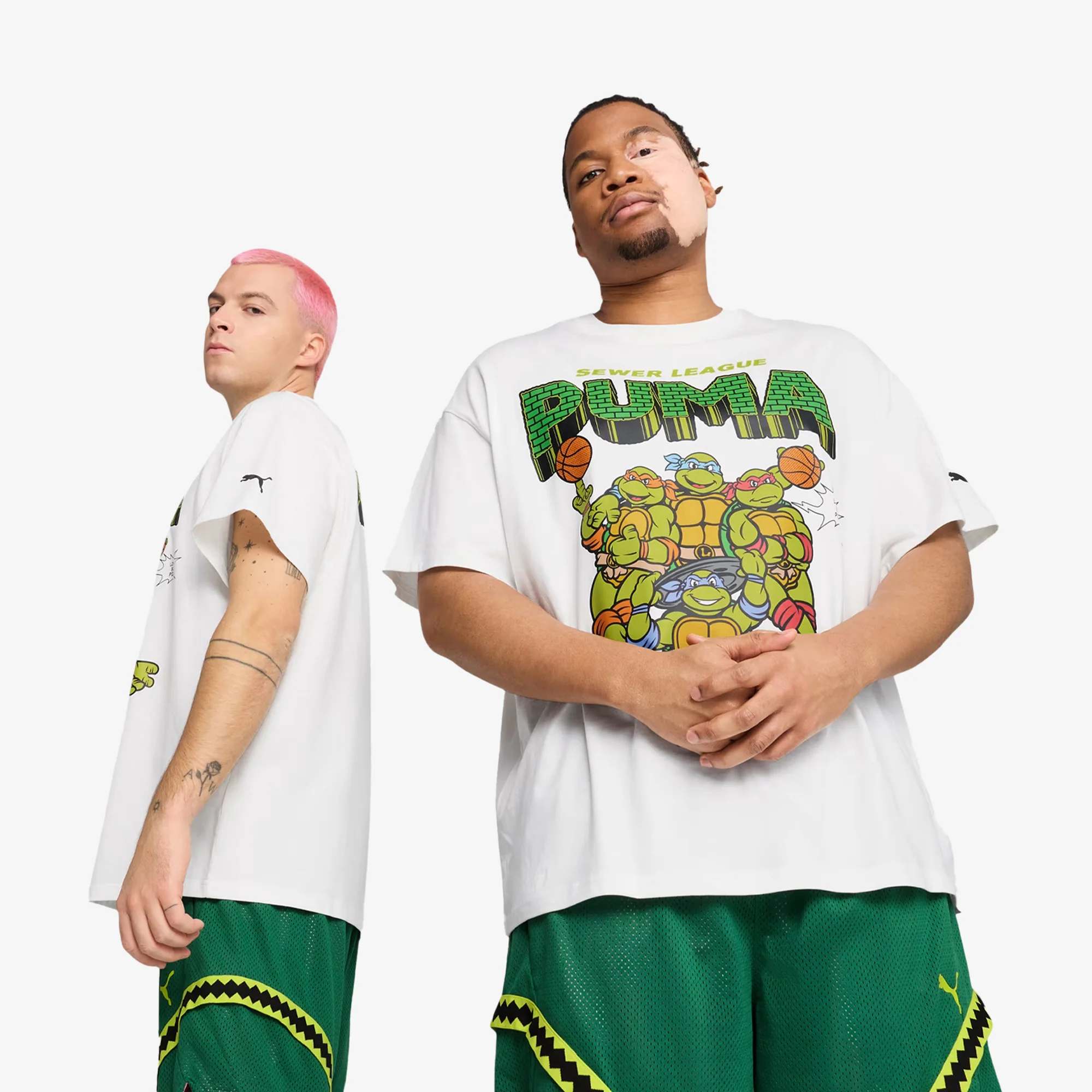 PUMA | x TMNT TEE { WHITE - Image 3