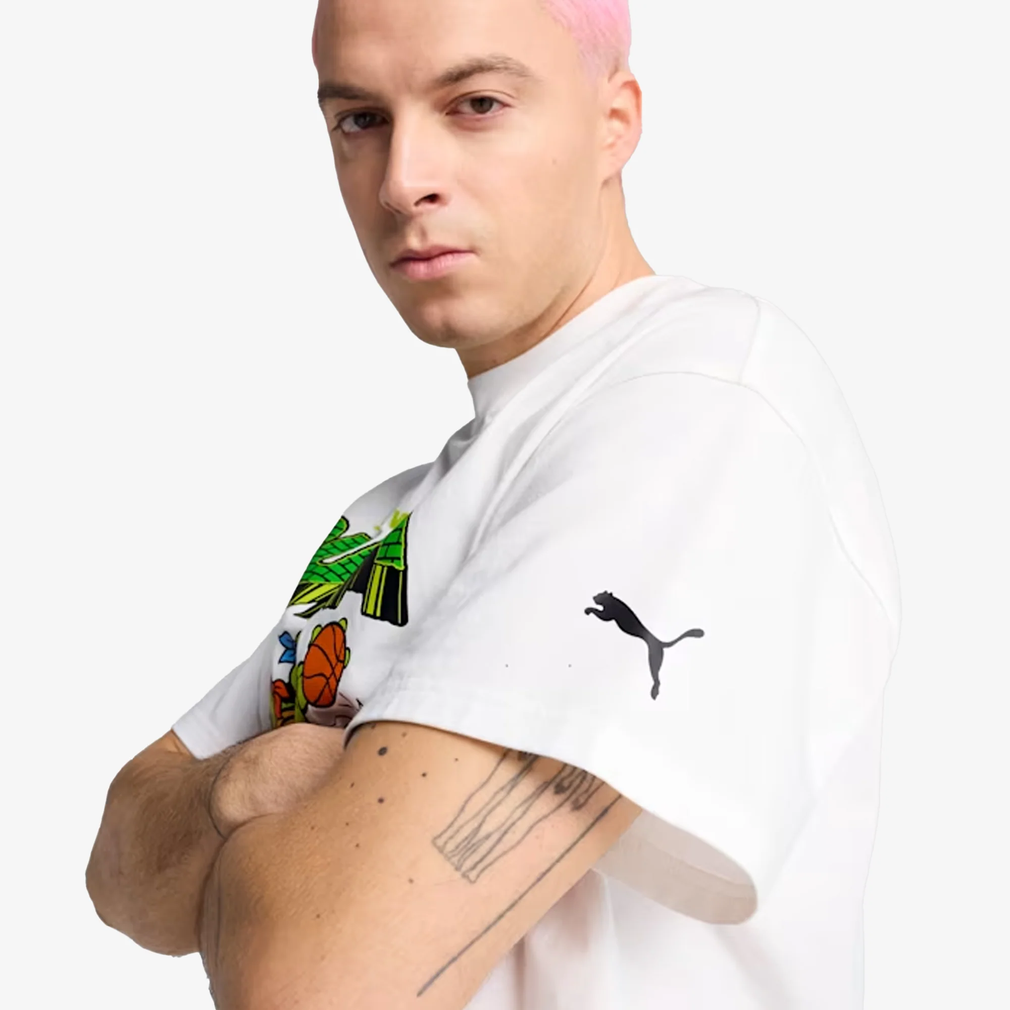 PUMA | x TMNT TEE { WHITE - Image 5