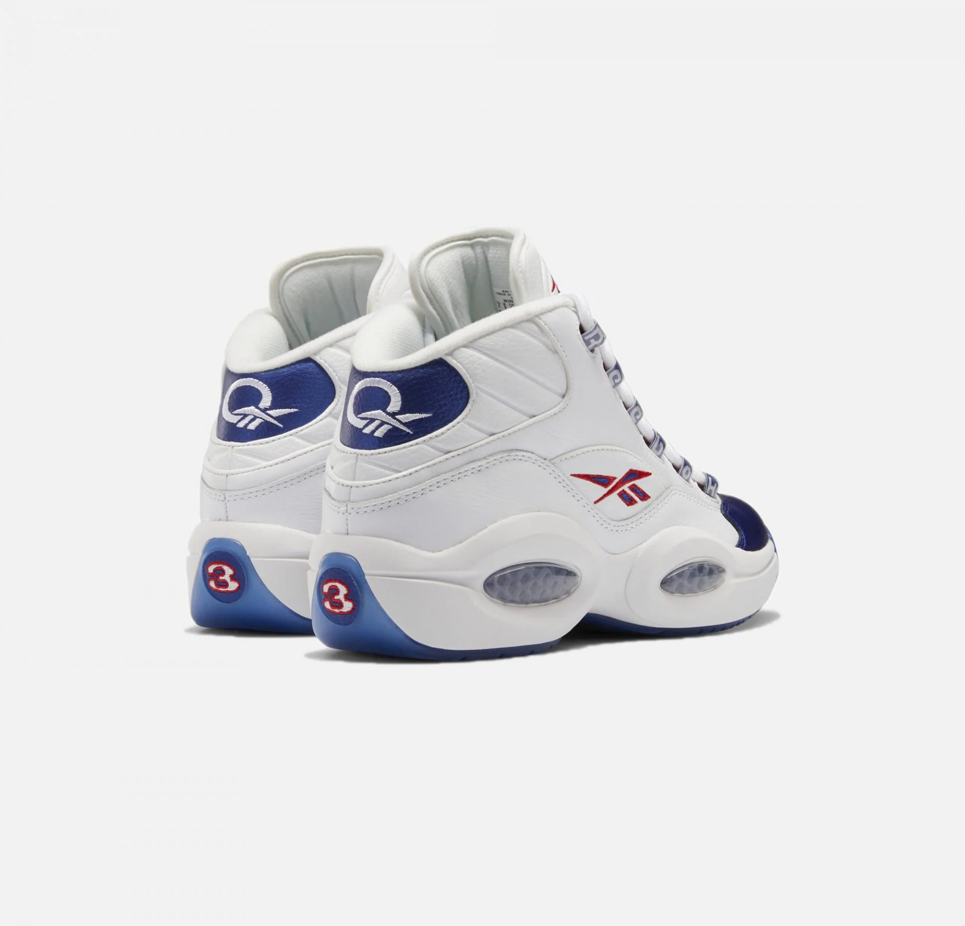 Reebok | QUESTION MID { BLUE TOE - Image 3