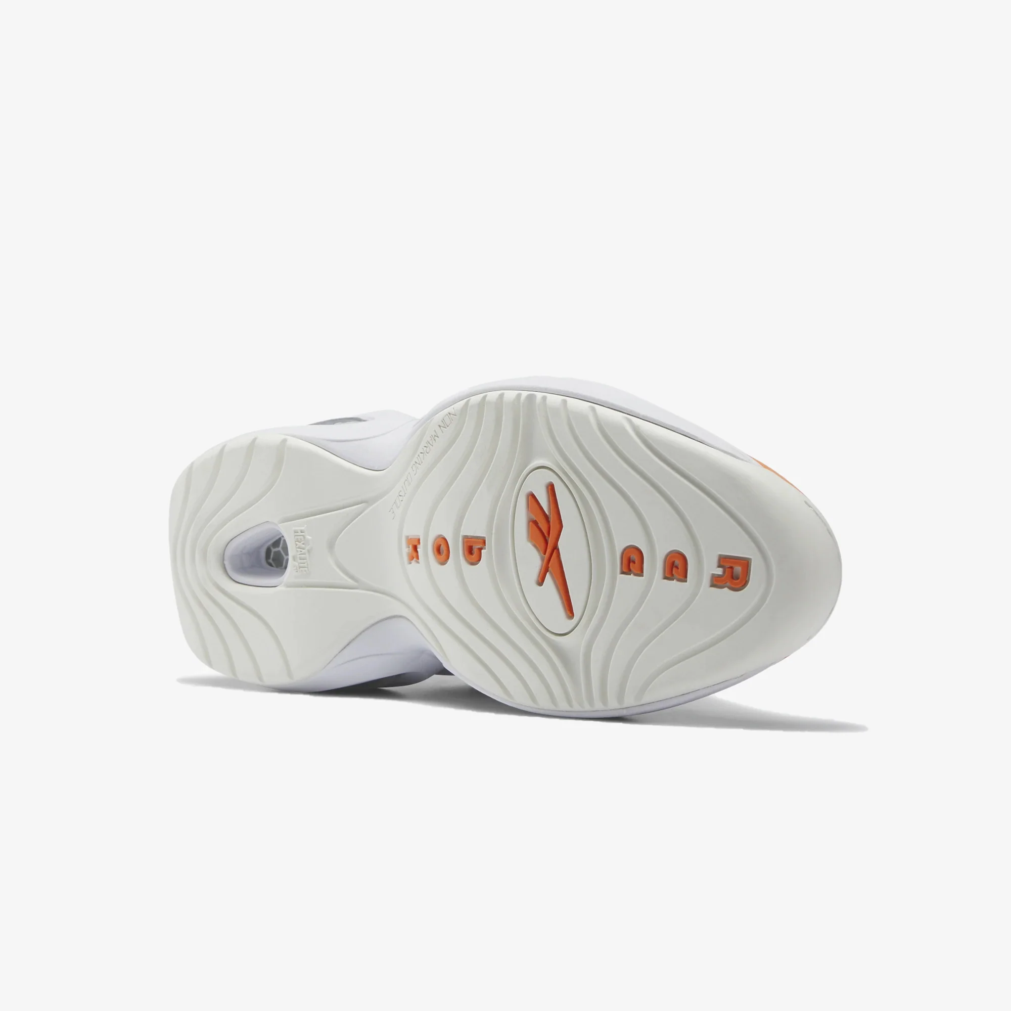 Reebok | QUESTION MID { CLOUD WHITE/SMASH ORANGE S23-R - Image 4