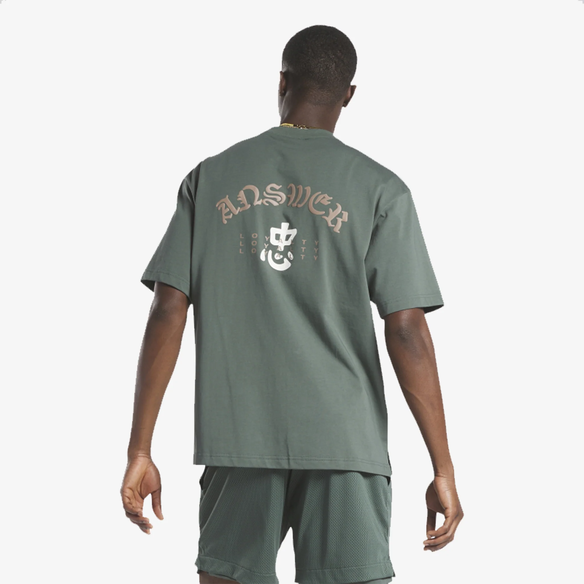 REEBOK | GRAPHIC TEE (SHORT SLEEVE) { GREEN - Image 2