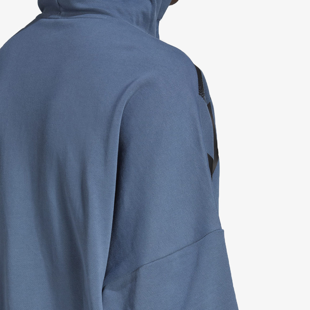 Adidas Originals | REKIVE GRAPHIC HOODIE { WONDER STEEL - Image 5