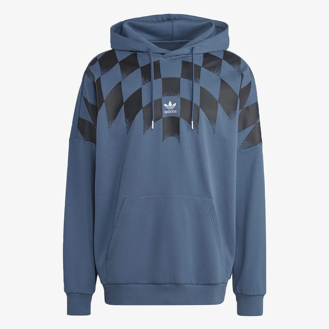 Adidas Originals | REKIVE GRAPHIC HOODIE { WONDER STEEL - Image 6