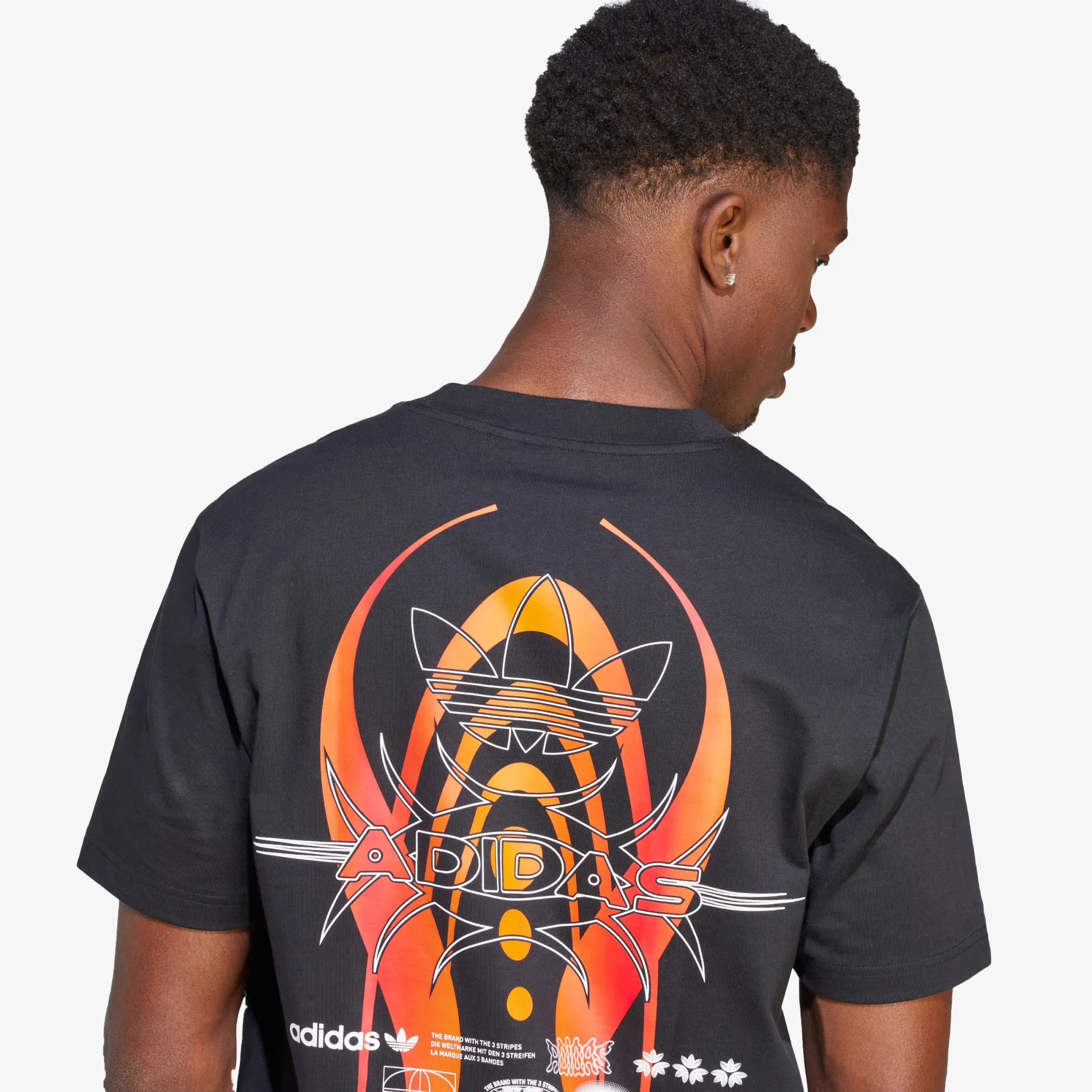 Adidas Originals | REKIVE GRAPHIC TEE { BLACK - Image 4