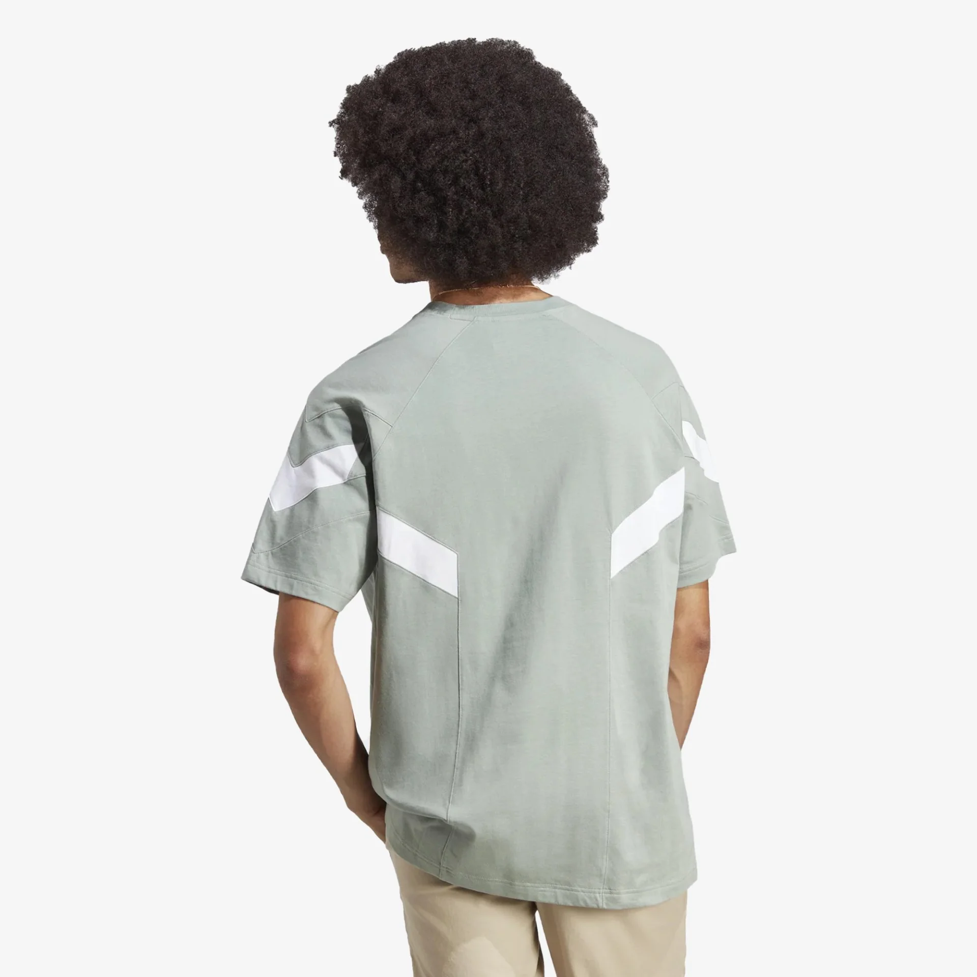 Adidas Originals | REKIVE TEE  { SILVER GREEN - Image 2