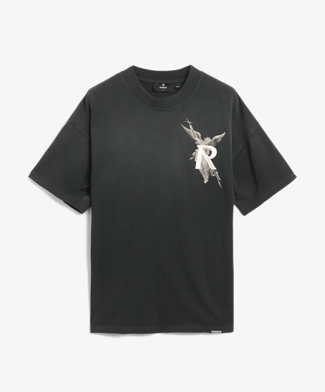 REPRESENT | ARCHANGEL T-SHIRT { STAINED BLACK - Image 3