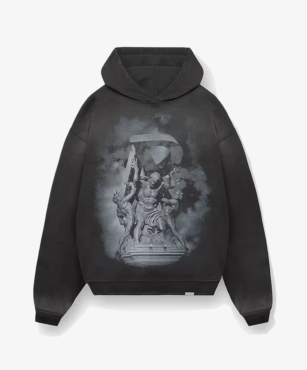 Represent | ATLAS HOODIE { STAINED BLACK - Image 4