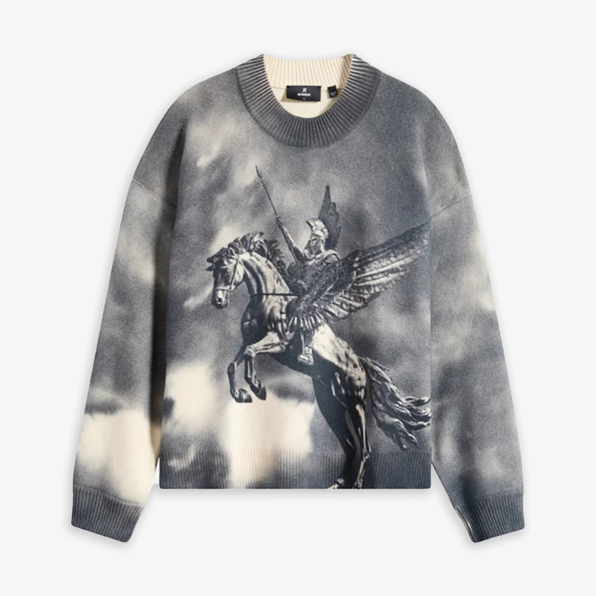 Represent | BELLEROPHON KNIT JUMPER { GREY - Image 4