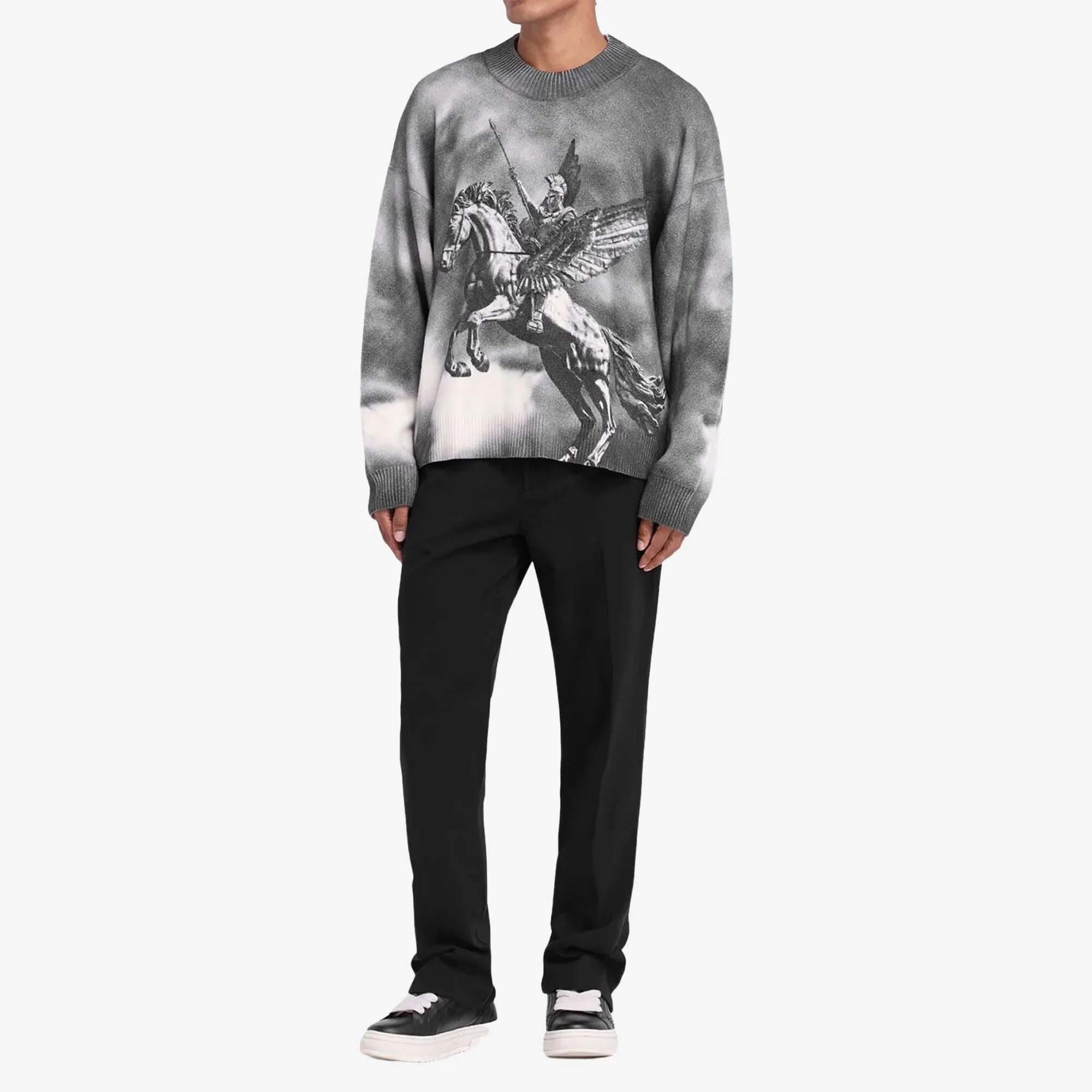 Represent | BELLEROPHON KNIT JUMPER { GREY - Image 5