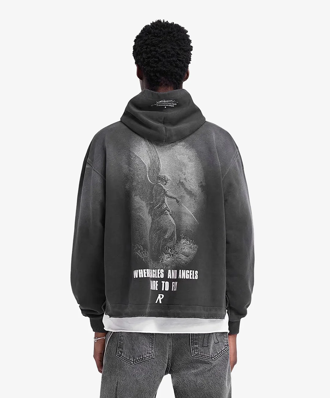 Represent | GODSPEED HOODIE { AGED BLACK - Image 2