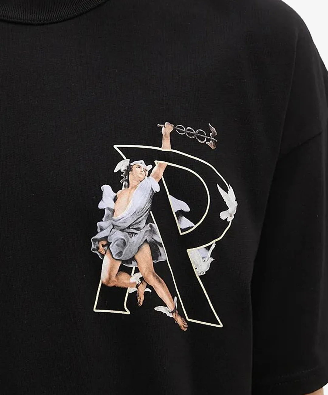 REPRESENT | HERMES T-SHIRT { JET BLACK - Image 5