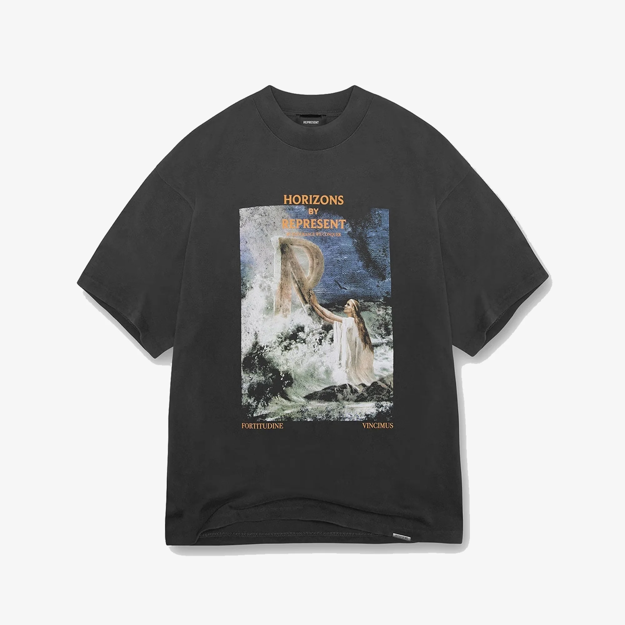 REPRESENT | HIGHER TRUTH T-SHIRT { AGED BLACK - Image 5