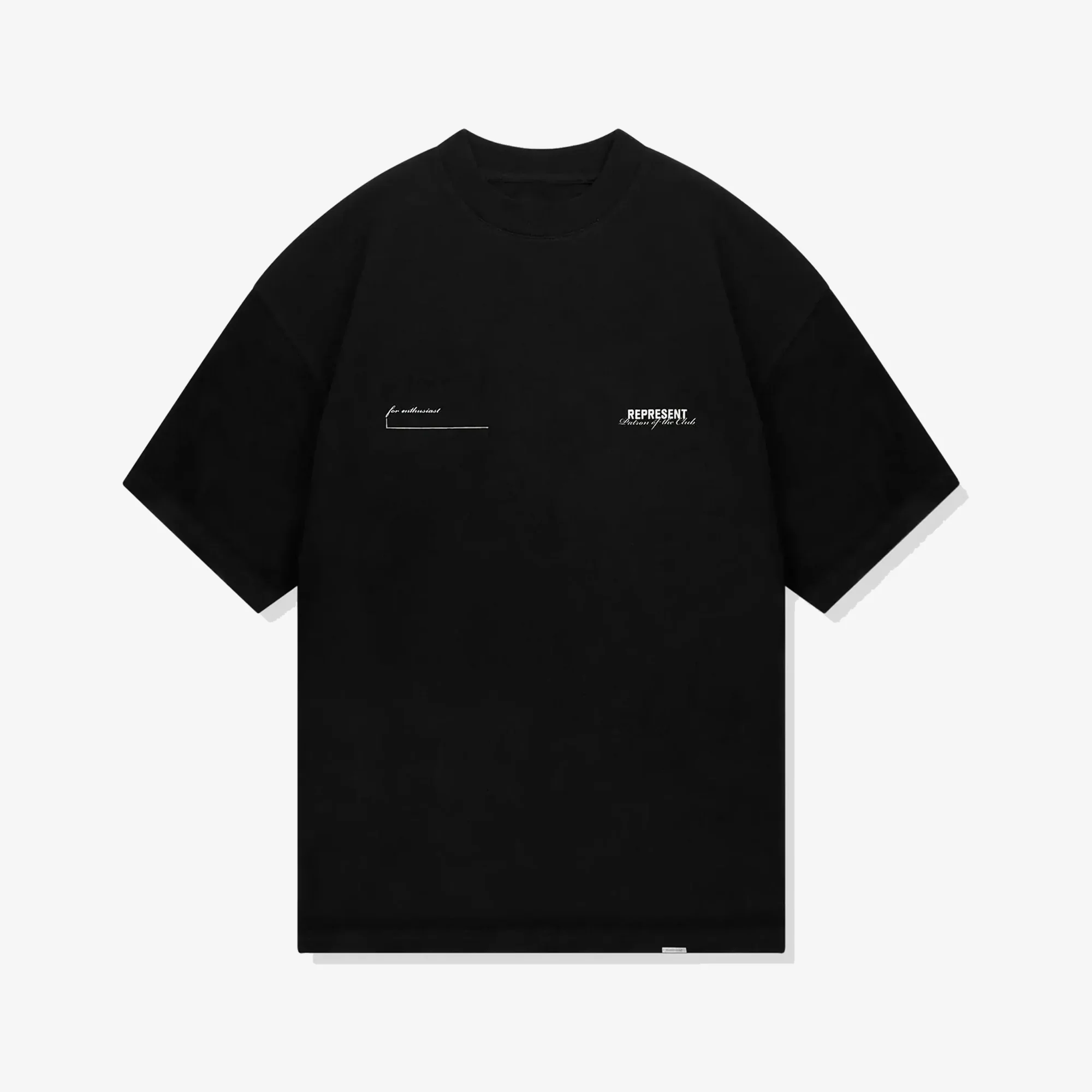 REPRESENT | PATRON OF THE CLUB T-SHIRT { BLACK - Image 4