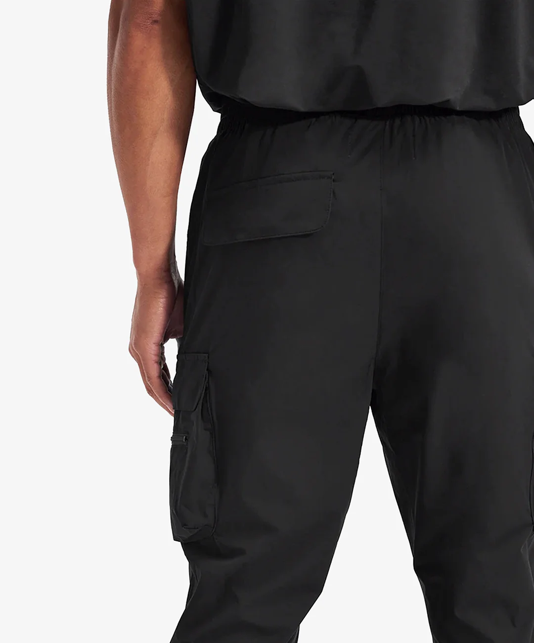 REPRESENT | STEPPED HEM SWEATPANTS { 247 PANT { BLACK - Image 3