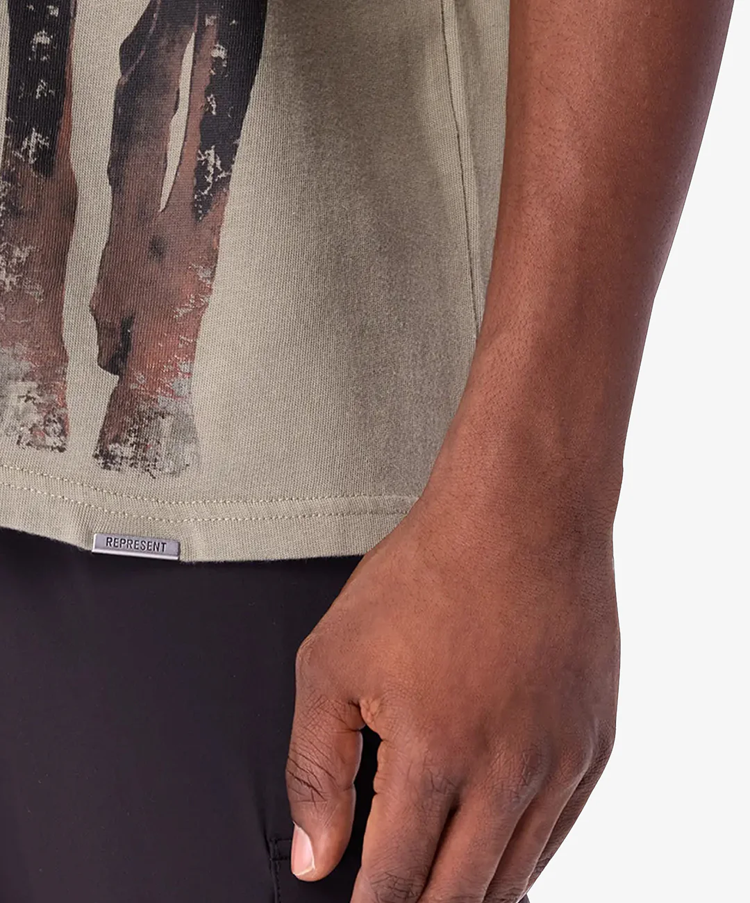 REPRESENT | THOROUGHBRED T-SHIRT { GREEN - Image 3