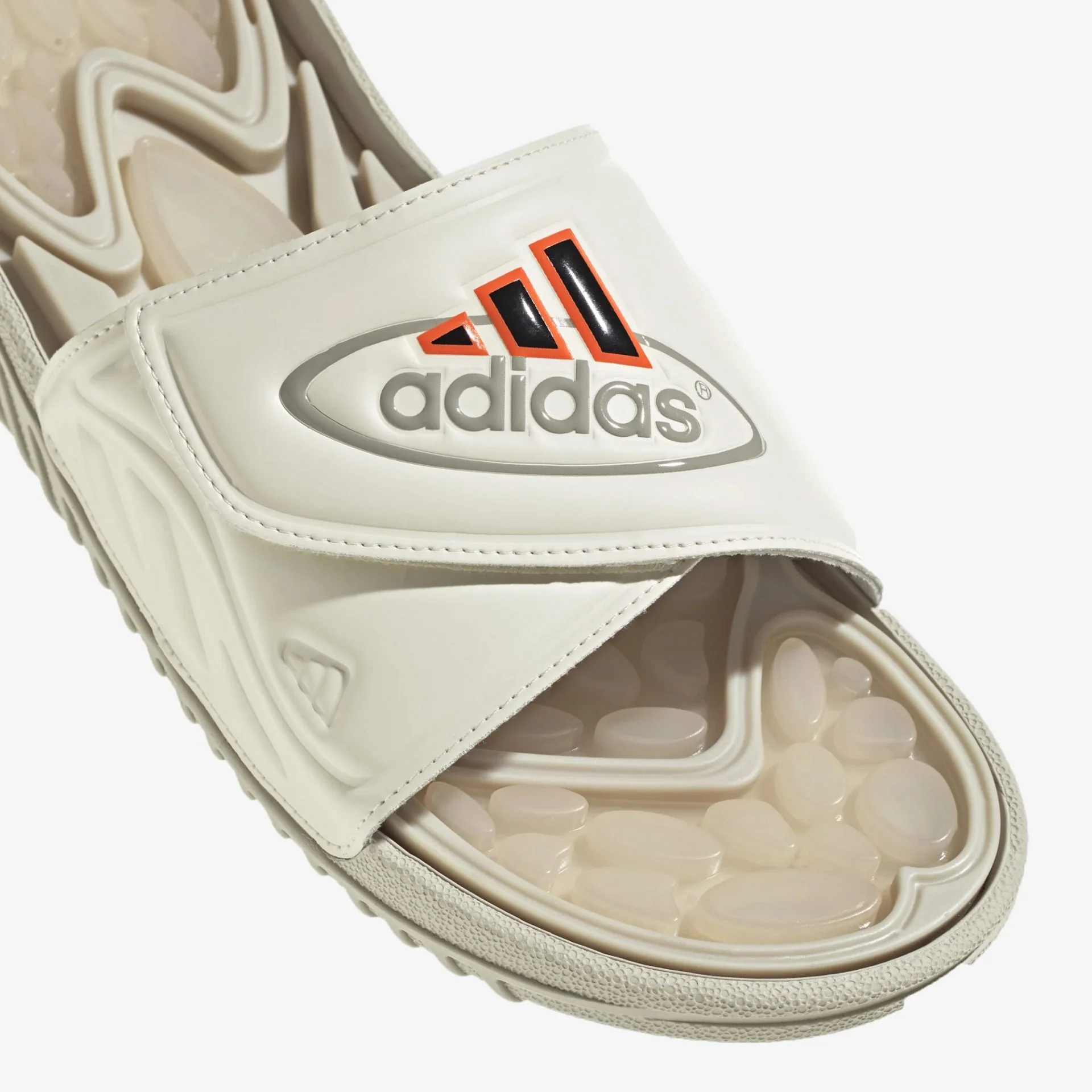 Adidas Originals | REPTOSSAGE { OFF WHITE/BLISS ORANGE - Image 4