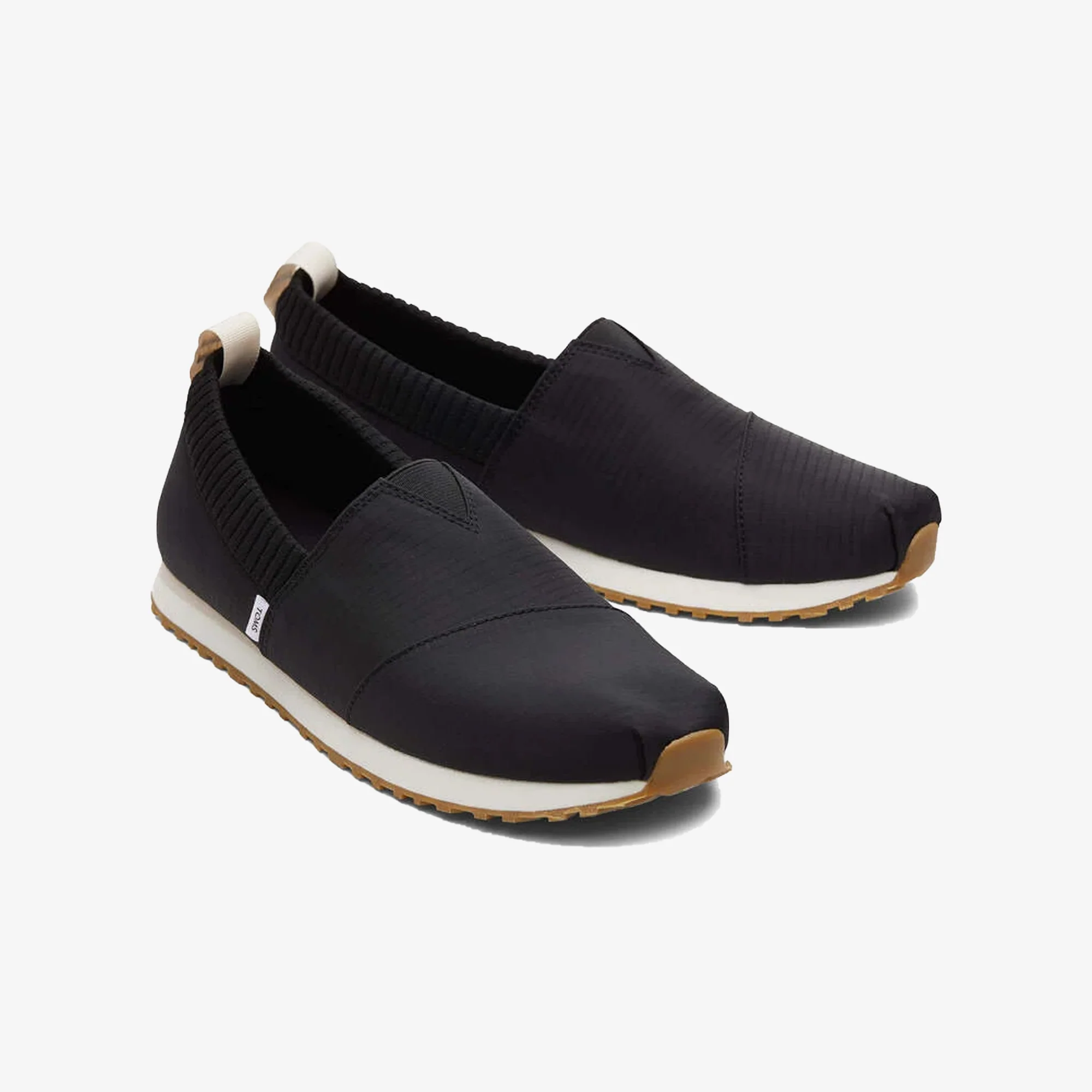 Toms | RESIDENT SOFT WALK BLACK RIPSTOP SNEAKER { BLACK - Image 2