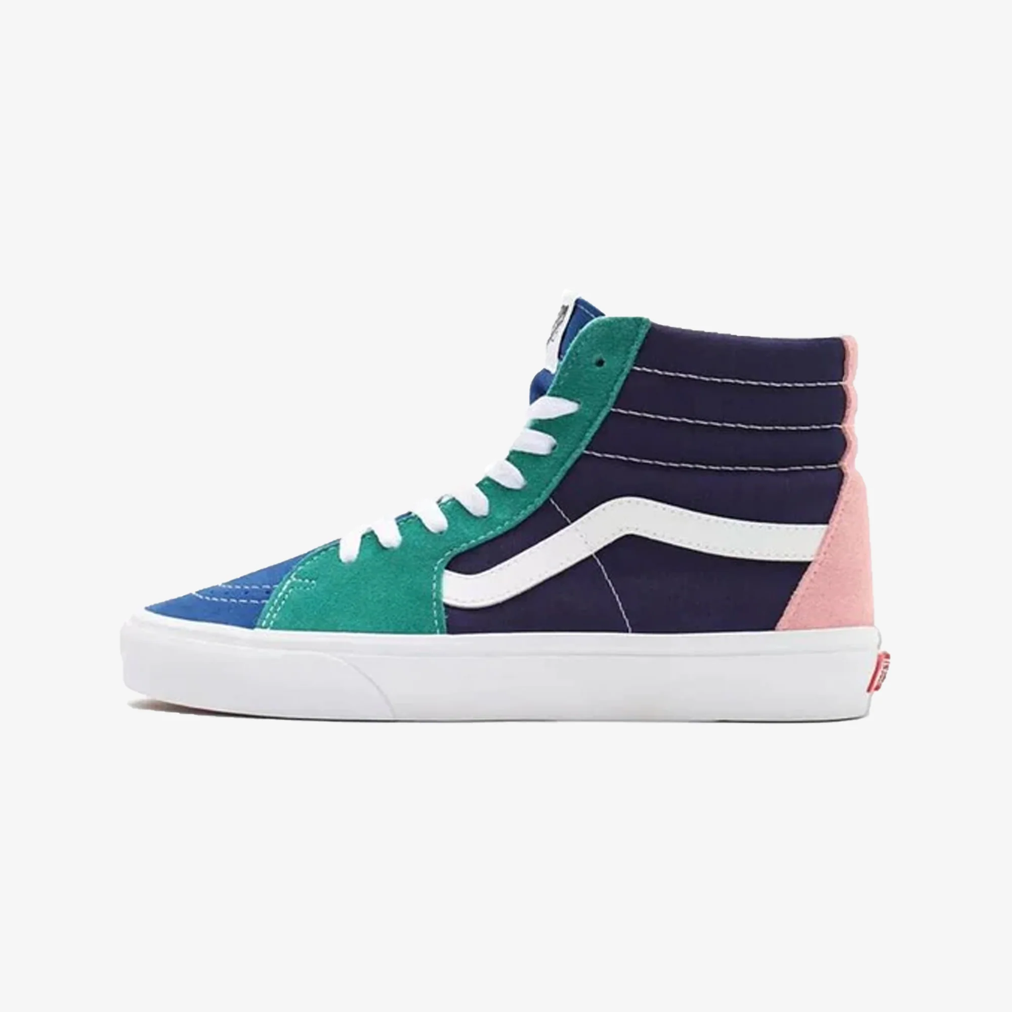 Vans | RETRO COURT SK8-HI { GREEN/WHITE/BLUE - Image 3