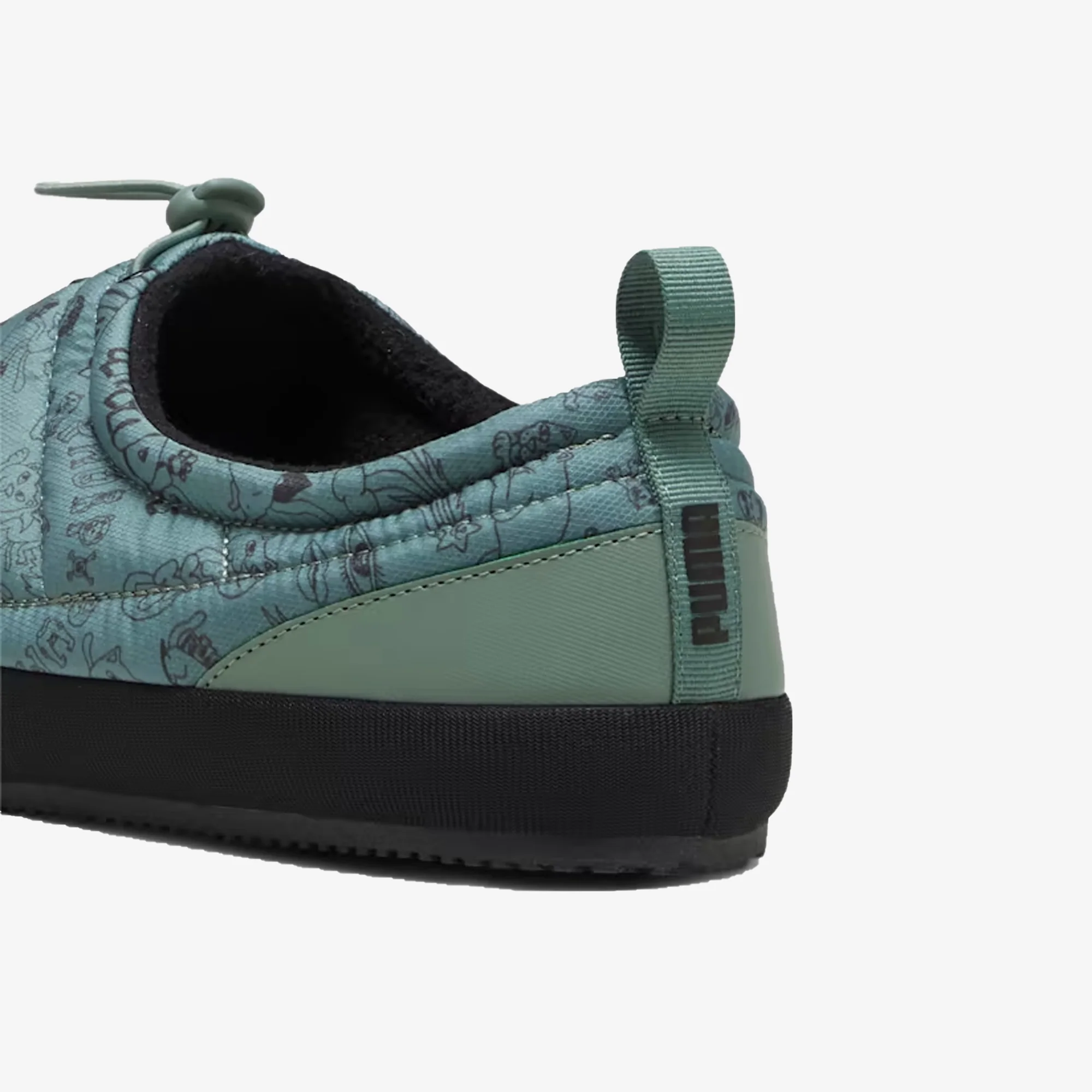 Puma | RIPNDIP TURF PLUS SLIPPERS { BLACK/GREY - Image 3