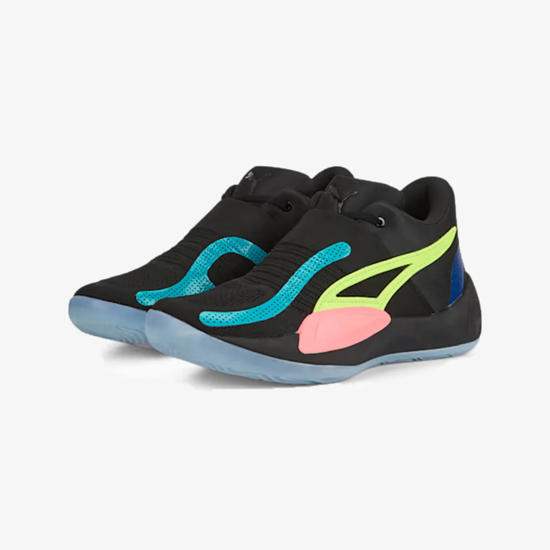 Puma | RISE NITRO { BLACK/SUNSET GLOW - Image 3