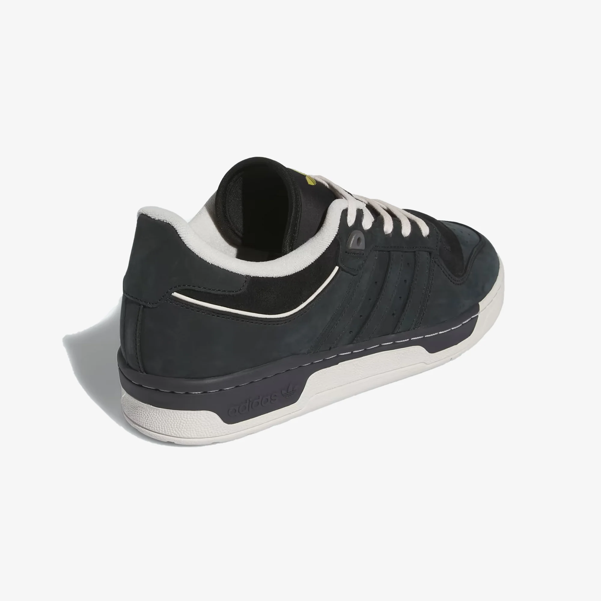 Adidas Originals | RIVALRY 86 LOW 003 { CORE BLACK/TALC/OLIVE - Image 3