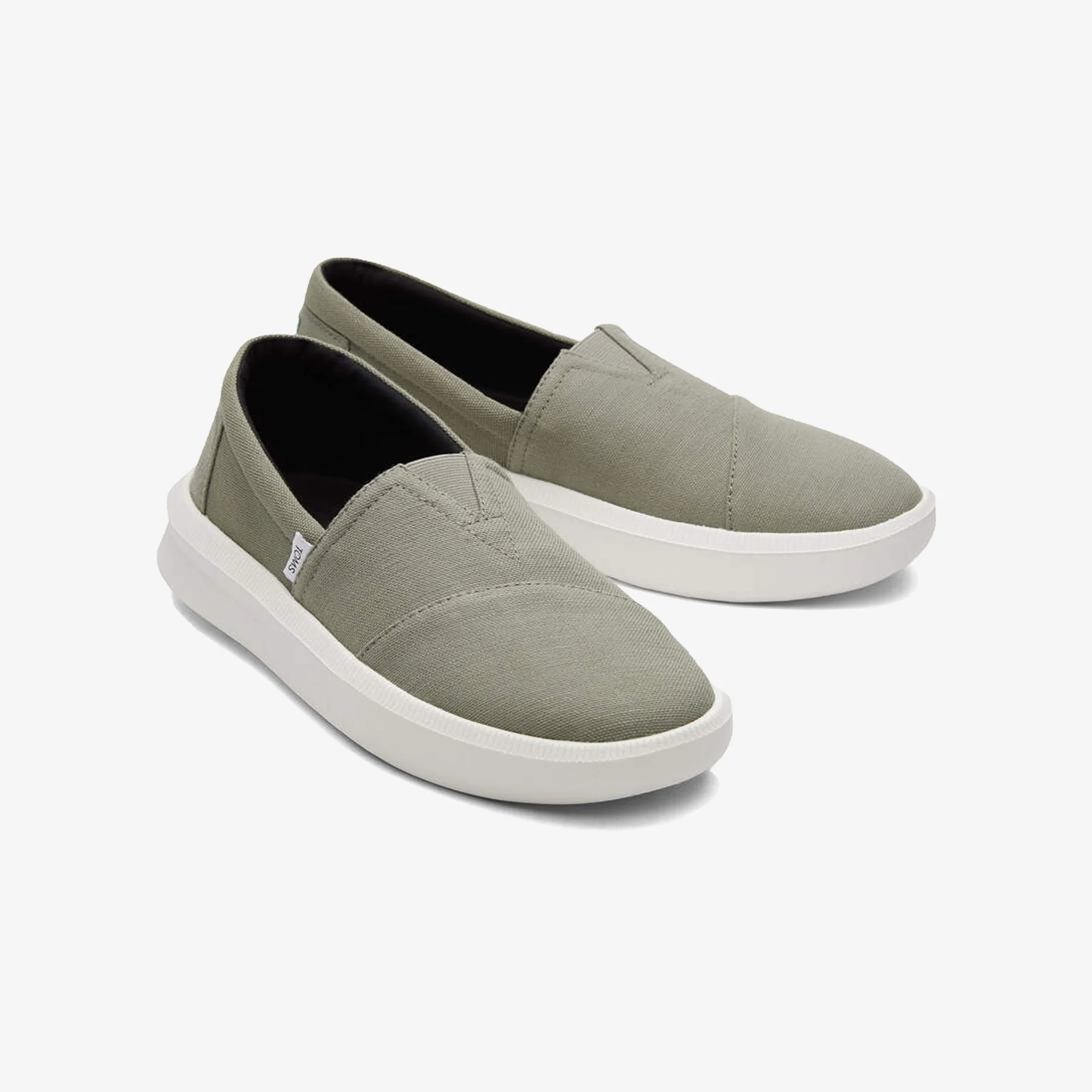 Toms | ROVER TRAINERS RECYCLED COTTON { VETIVER GREY - Image 2