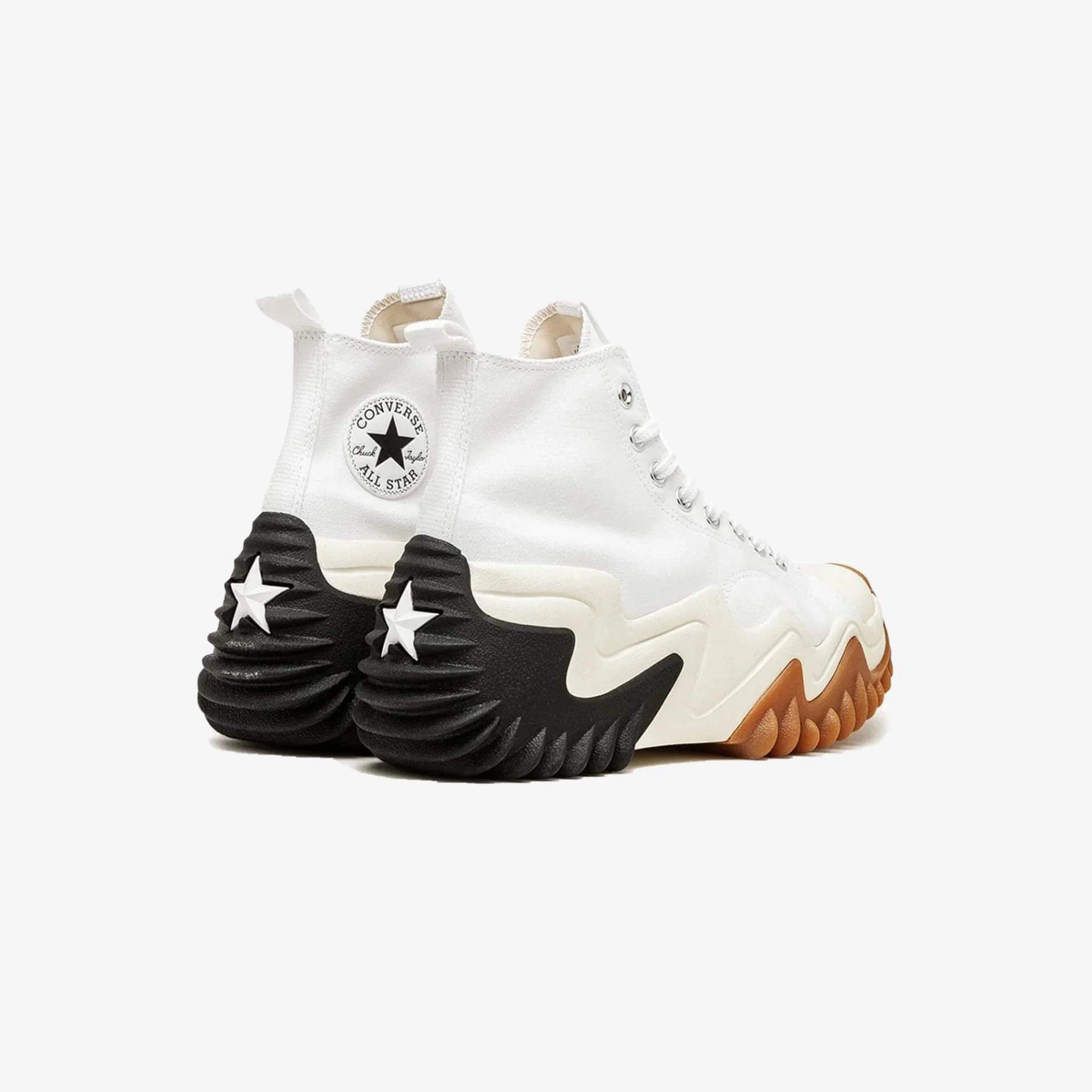 Converse | RUN STAR MOTION CX PLATFORM  { WHITE/BLACK/GUM HONEY - Image 3