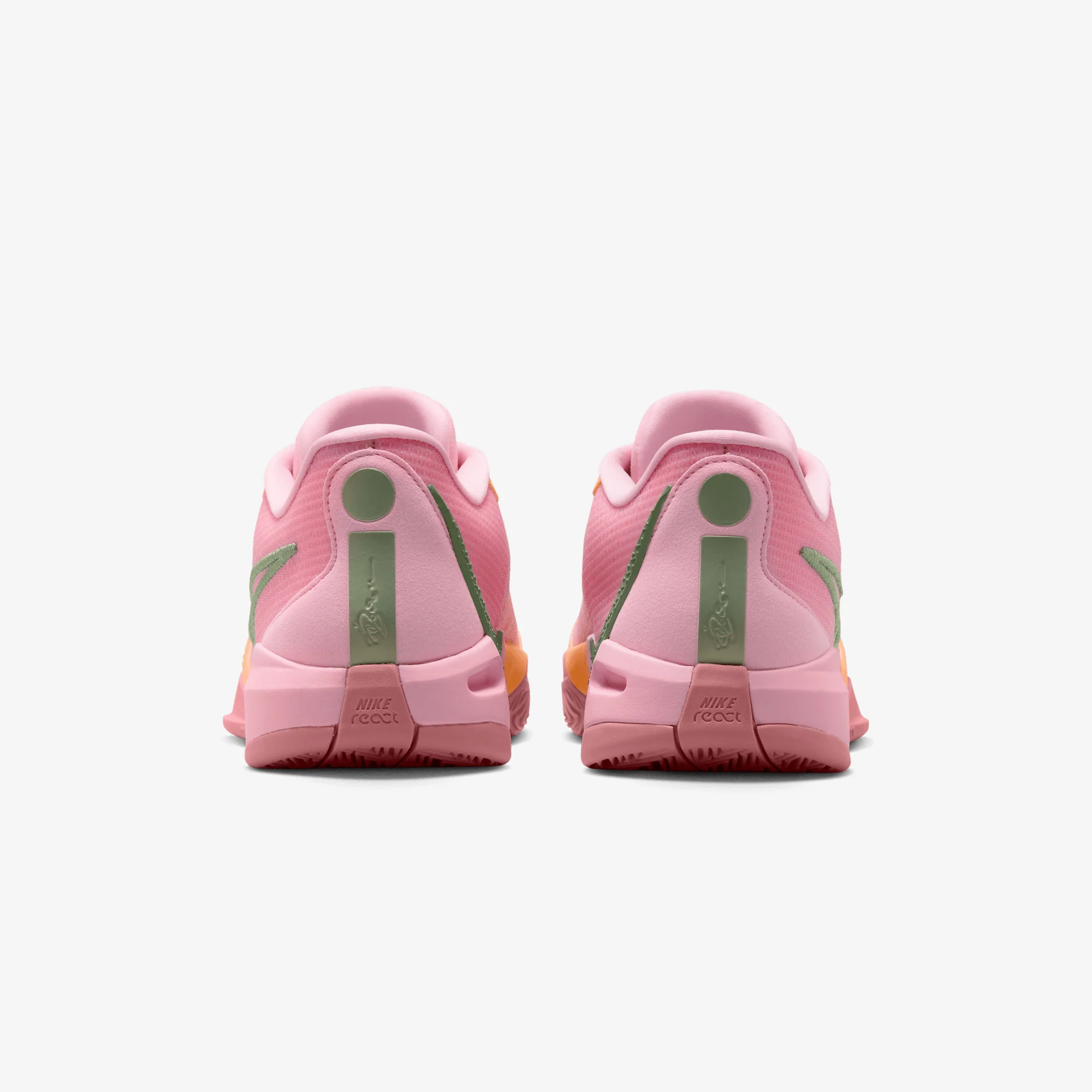 Nike | SABRINA 1 "WEST COAST ROOTS" EP { MED SOFT PINK/OIL GREEN-TOTAL ORANGE - Image 2