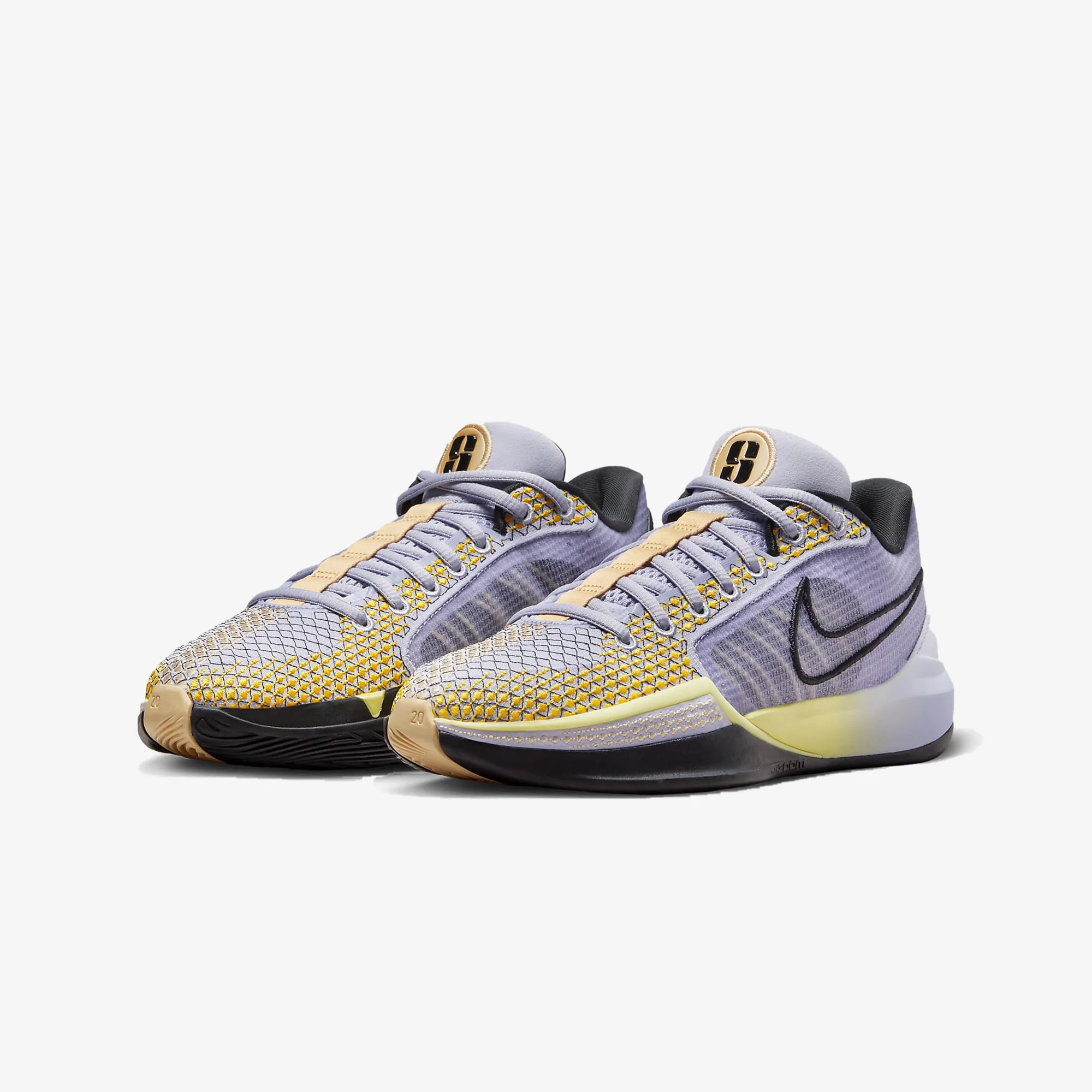 Nike | SABRINA 1 "SPARK" EP { OXYGEN PURPLE/BLACK-LEMON CHIFFON - Image 2