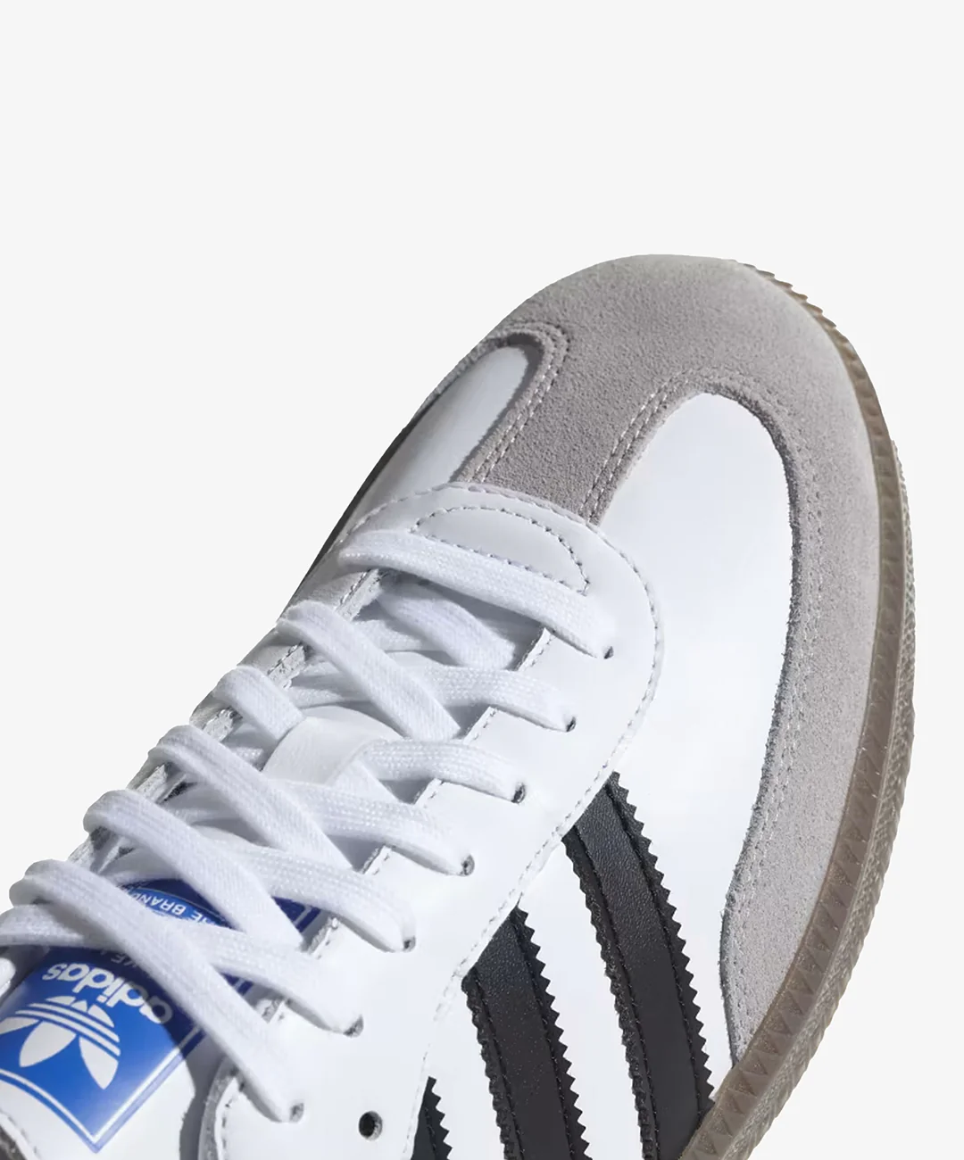 Adidas Originals | SAMBA OG { CLOUD WHITE/CORE BLACK/CLEAR GRANITE - Image 4
