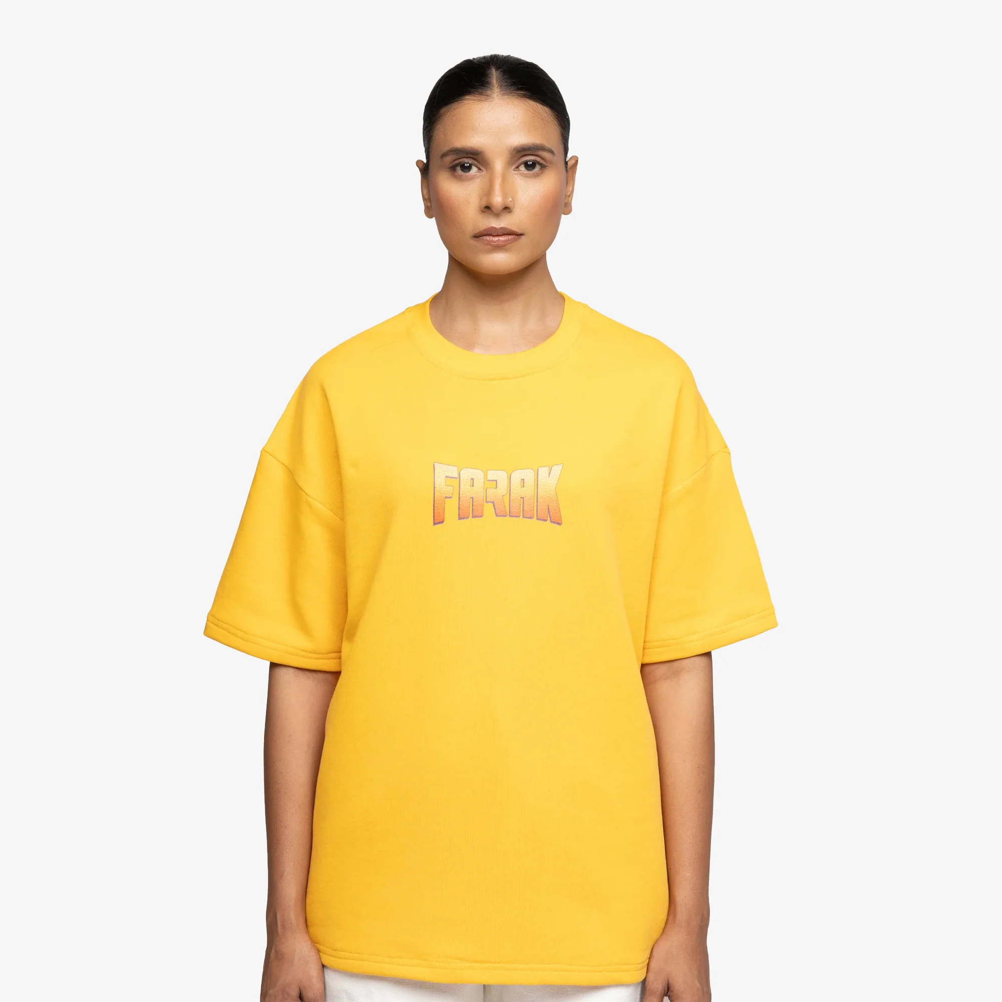 F A R A K | SARDAAR KA NAMAK T-SHIRT { YELLOW/YELLOW - Image 4