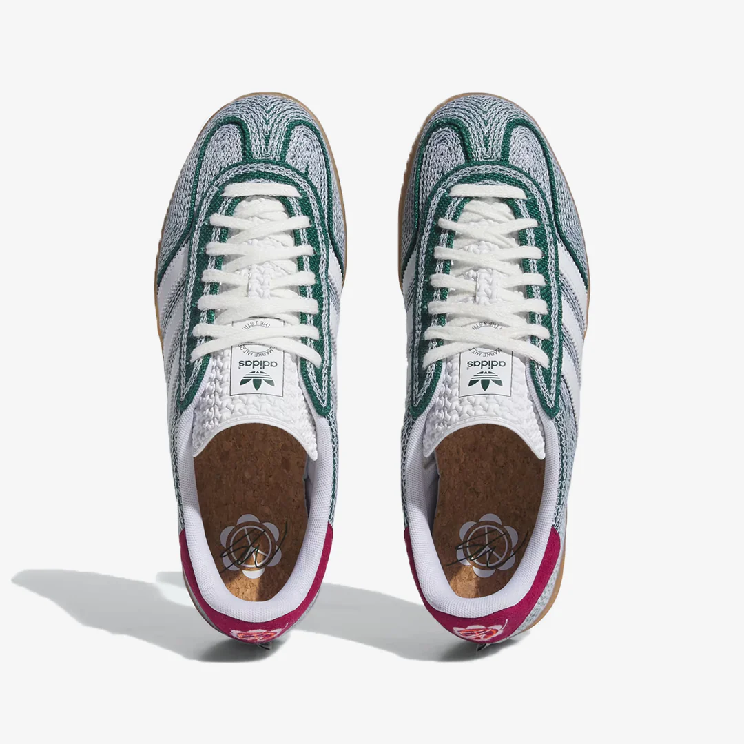 Adidas Originals | SEAN WOTHERSPOON GAZELLE INDOOR { COLLEGIATE GREEN/CLOUD WHITE/GUM - Image 3