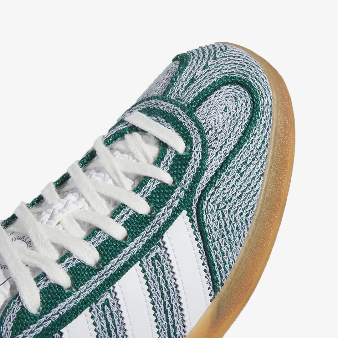 Adidas Originals | SEAN WOTHERSPOON GAZELLE INDOOR { COLLEGIATE GREEN/CLOUD WHITE/GUM - Image 4
