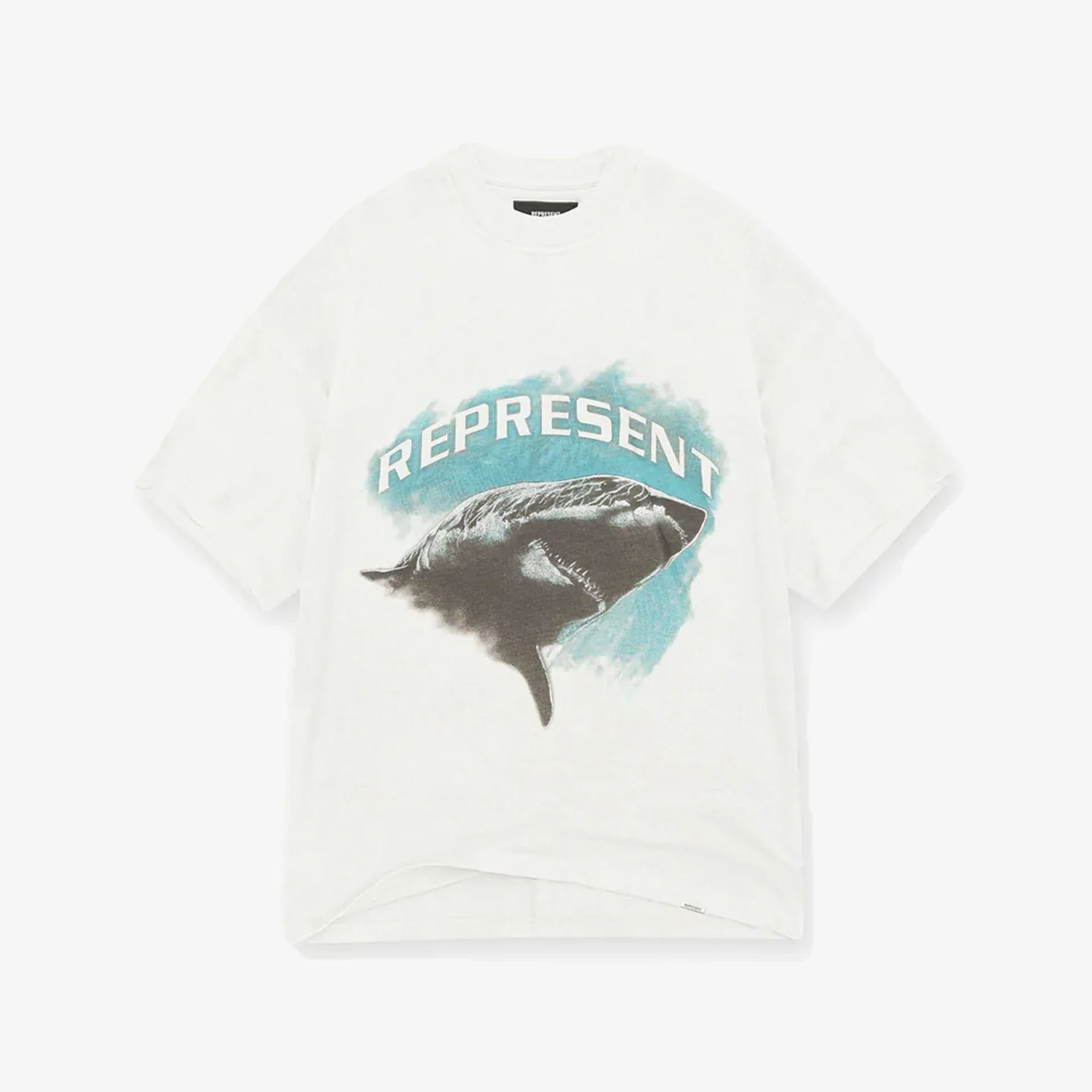 Represent | SHARK T-SHIRT 'FLAT WHITE' - Image 3