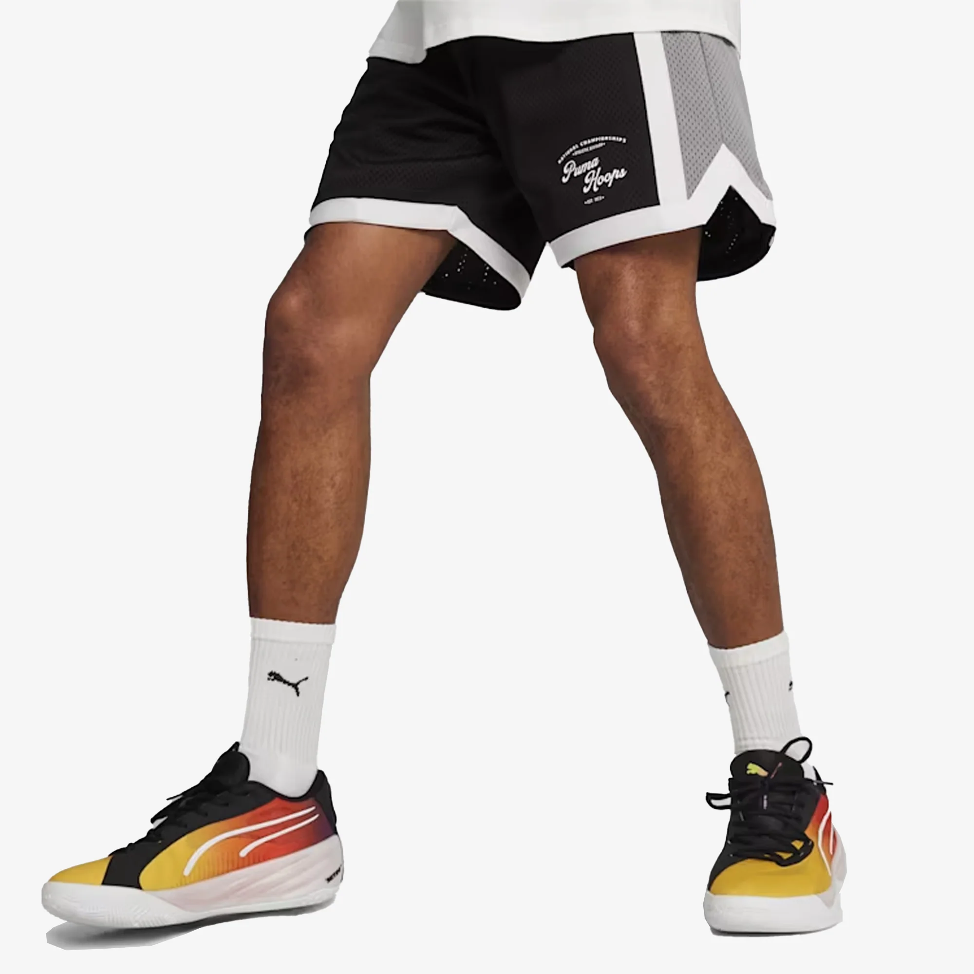 Puma | SHOWTIME BASKETBALL MESH SHORTS  { BLACK