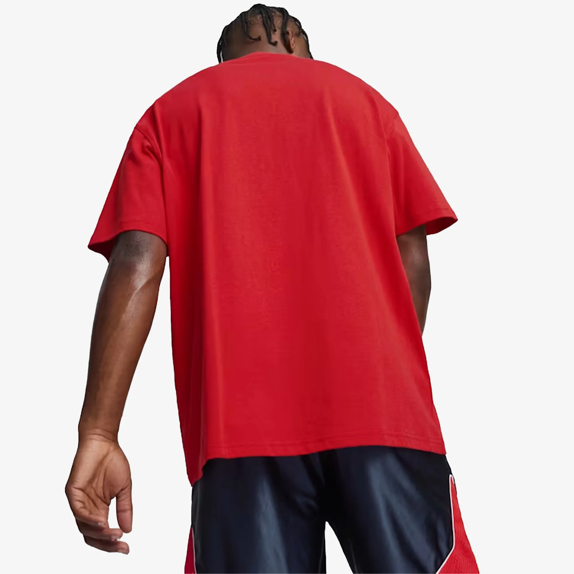 Puma | SHOWTIME BASKETBALL T-SHIRT { RED - Image 2